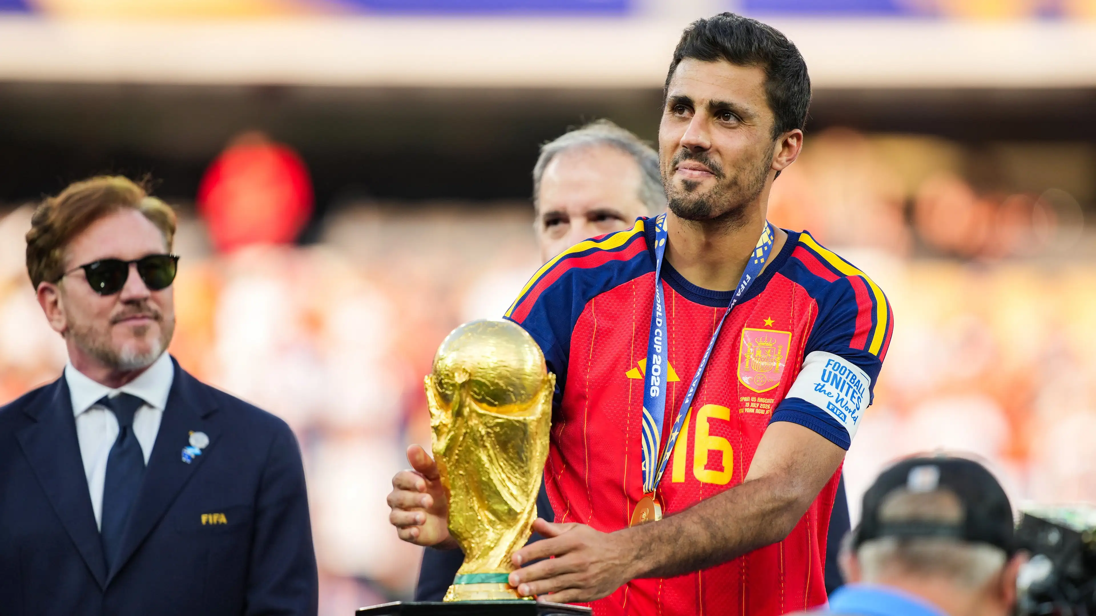 I want to thank myself' 'shocked' by World Cup success with Spain after coming through 'tough time' to land tournament Golden Ball. Goal.com US