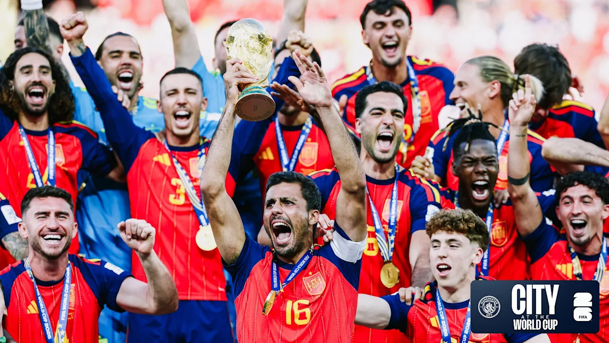 Rodri joins illustrious list of greats after World Cup win