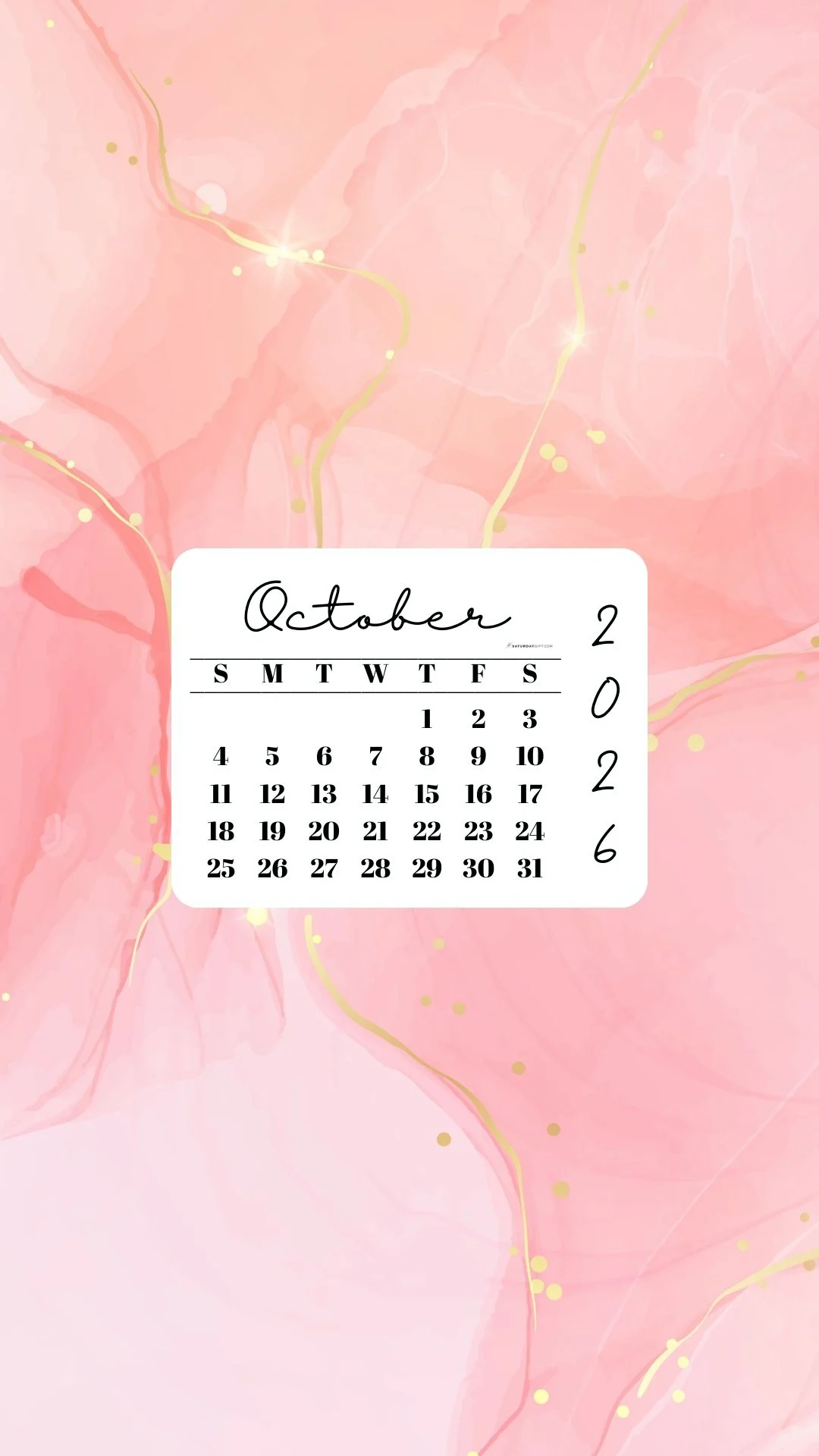October Phone Wallpaper