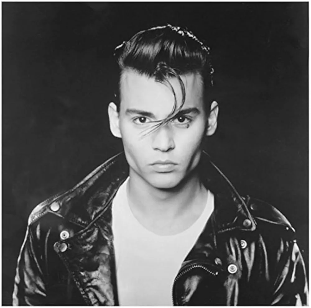Johnny Depp Close Up in Cry Baby Black and White 8 x 10 Inch Photo at Amazon's Entertainment Collectibles Store
