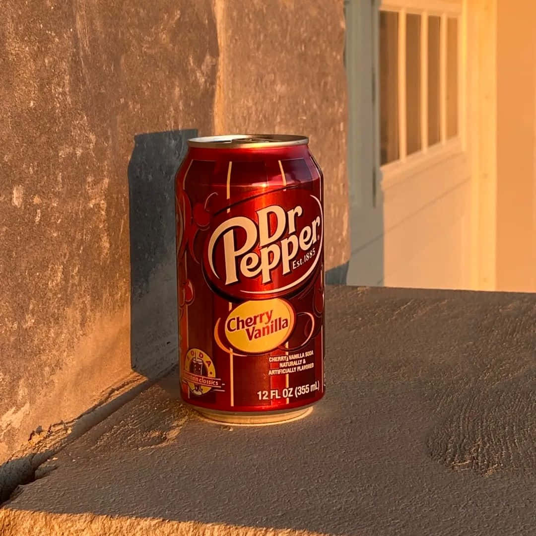 Download Dr Pepper Cherry Vanilla Can Sunset Aesthetic Wallpaper
