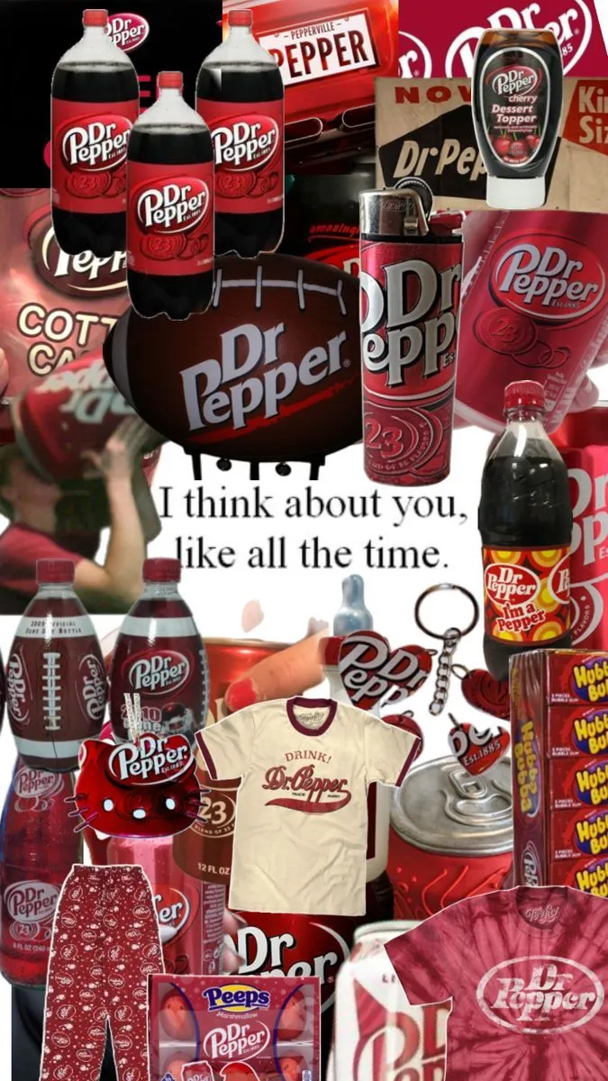 Dr Pepper is da goat. Dr pepper aesthetic wallpaper, Dr pepper collage wallpaper, I love dr pepper