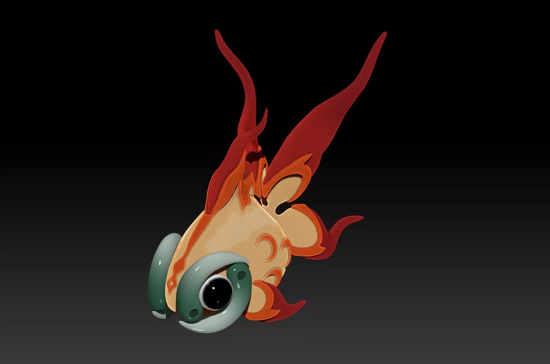 Pokemon Chi Yu 3D Model 3D Printable