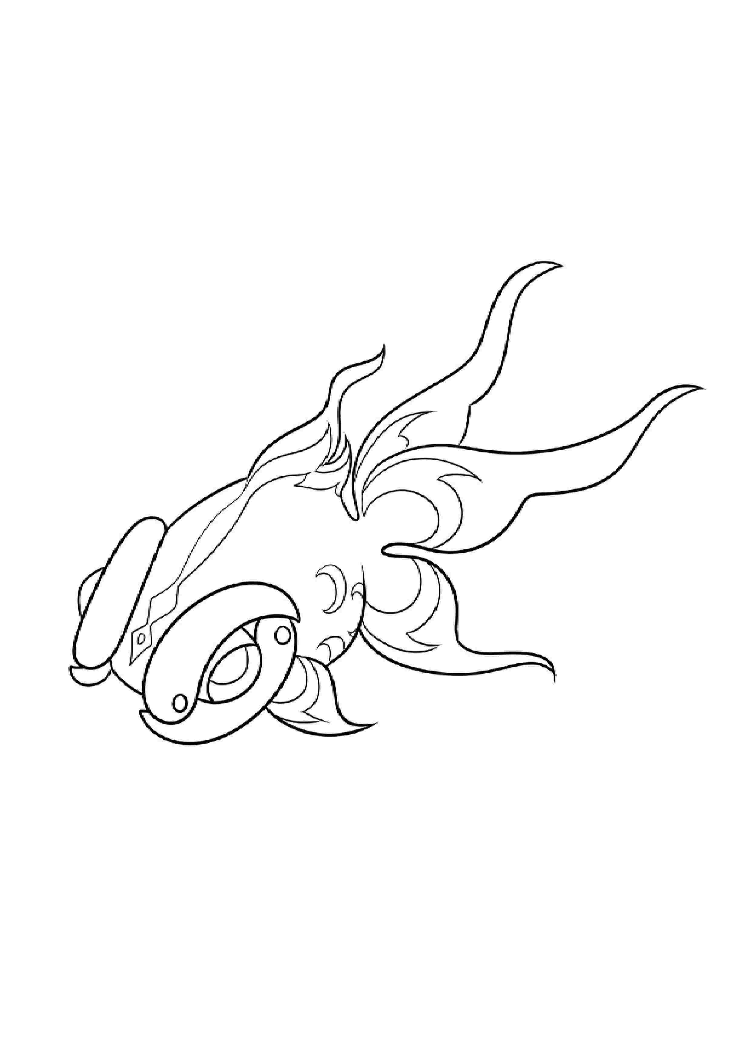 Printable Chi Yu Coloring Pages