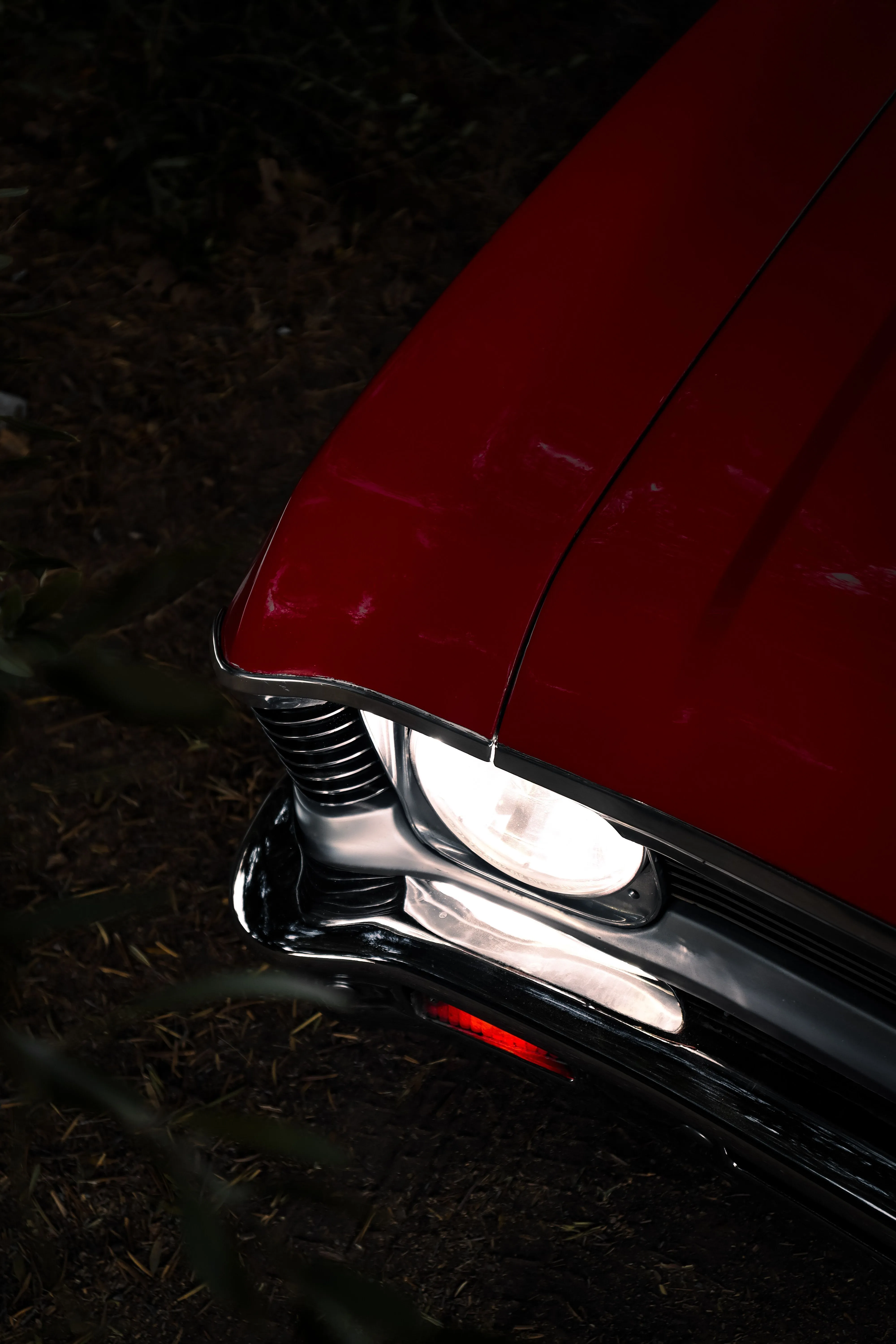 Close Up Of Classic Red Yenko Chevy Nova · Free