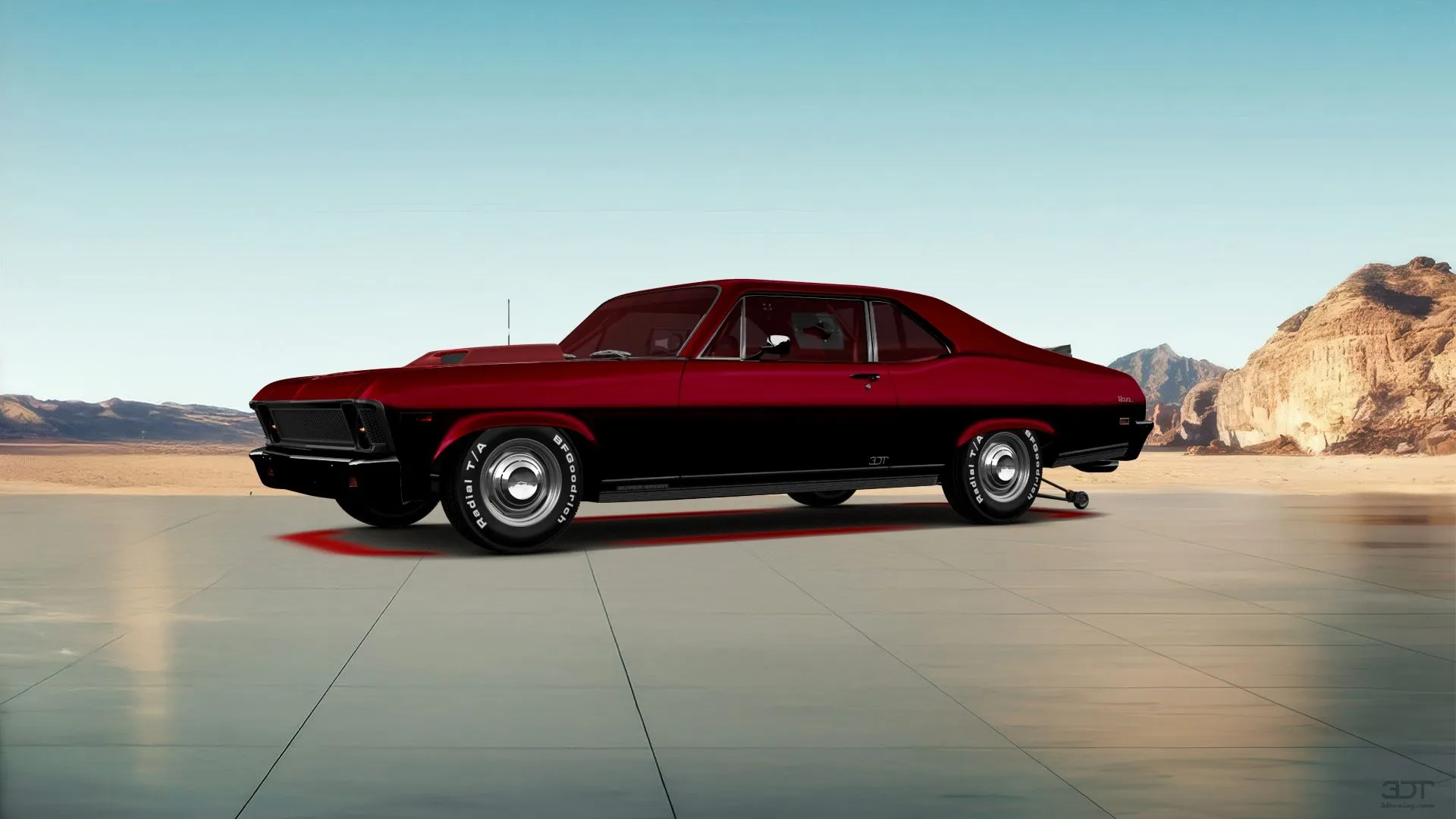 jalymc!)'s Chevrolet Chevy II Nova 1968 with Trunk Lid, Headlights, Rear BumperDTuning