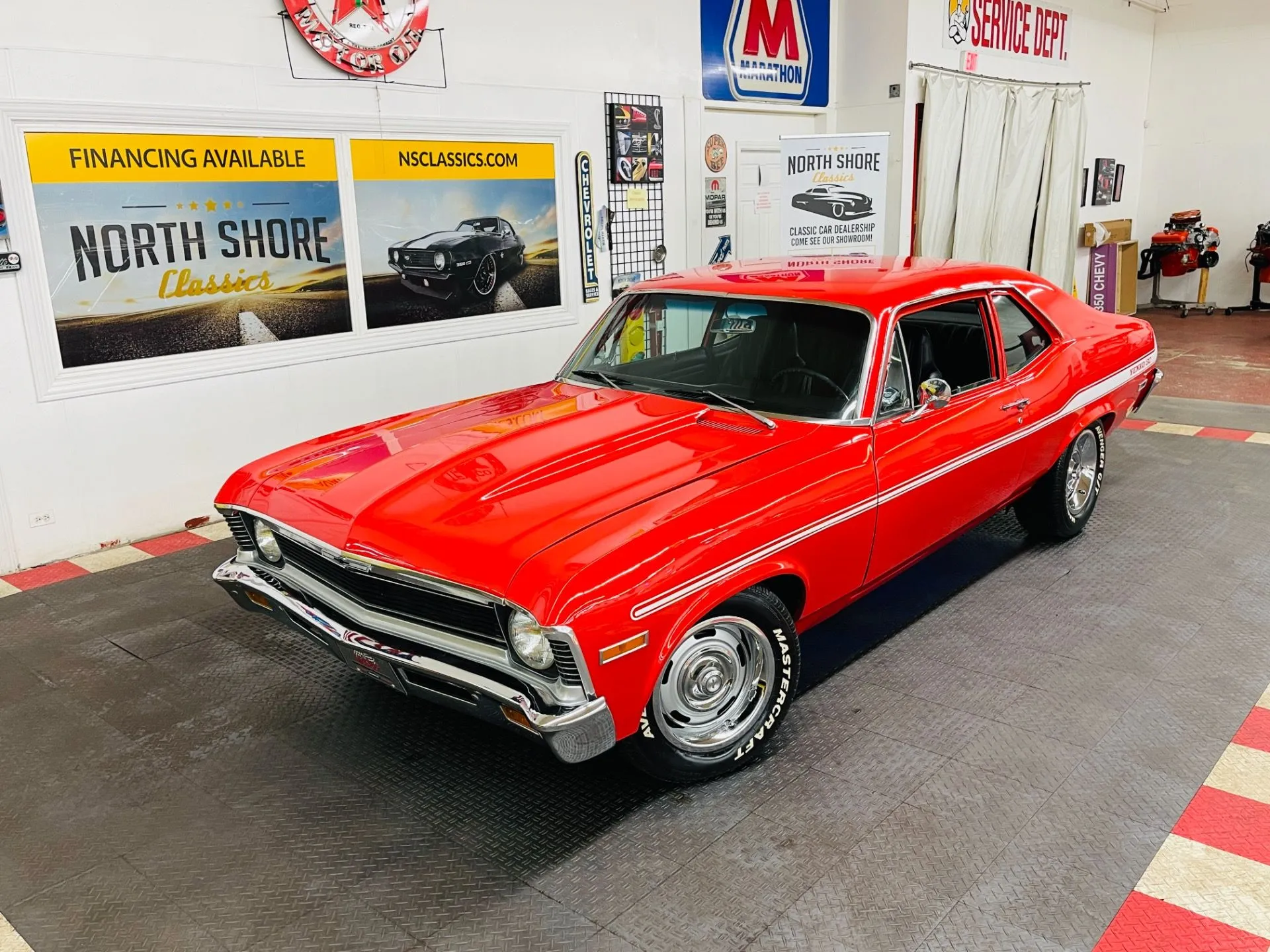 Used 1969 Chevrolet Nova DECALS BIG BLOCK VIDEO (Sold). North Shore Classics Stock NSC