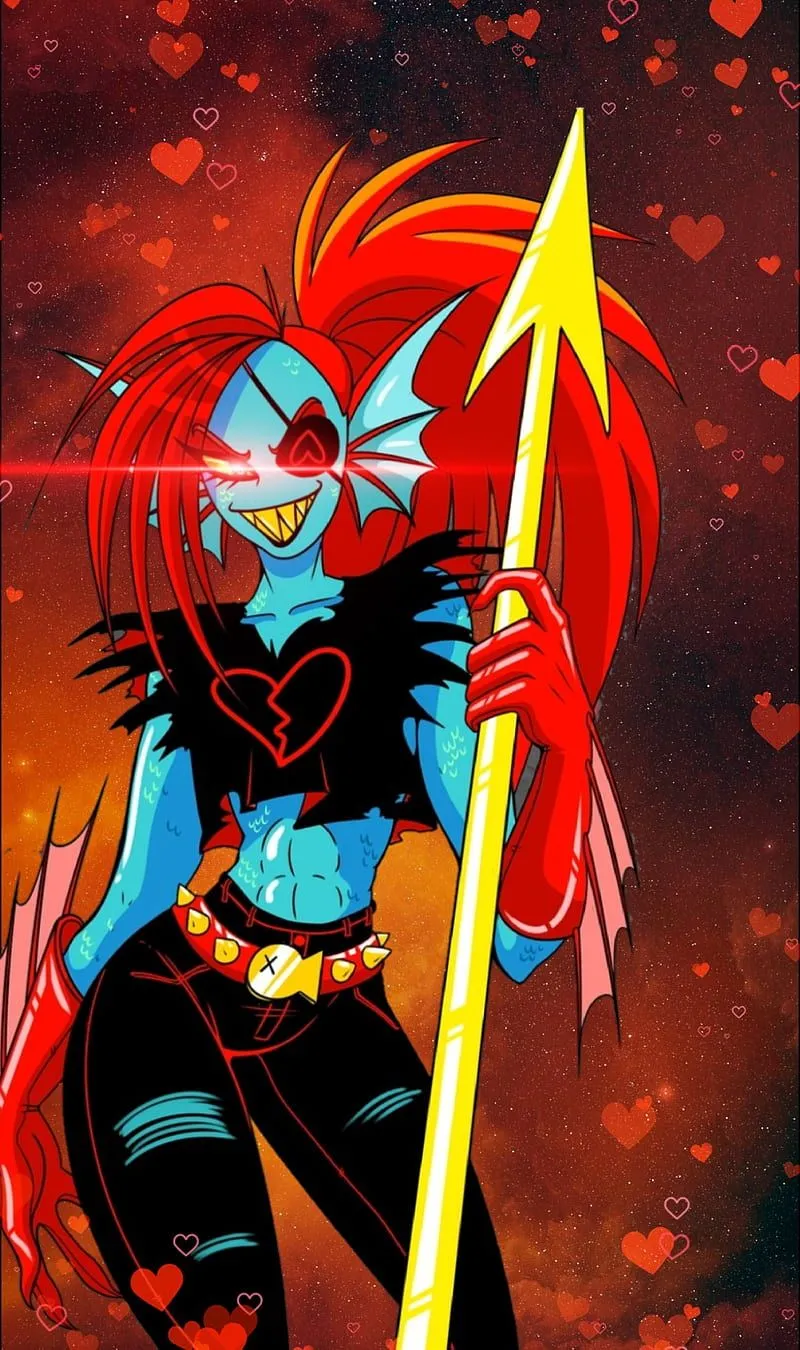 Undyne, underfell, HD phone wallpaper