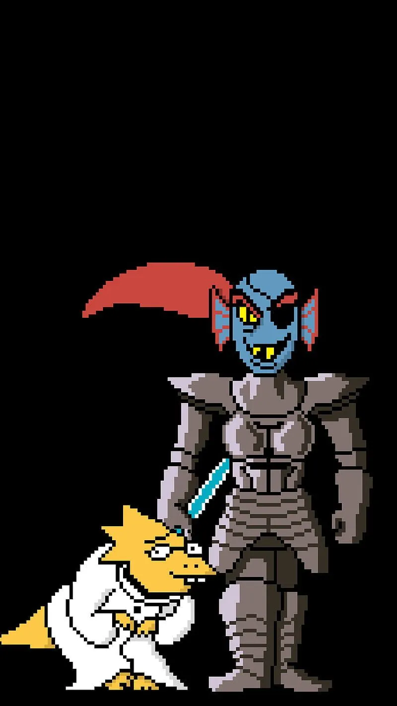 Undertale alpyne, alphys, undyne, HD phone wallpaper