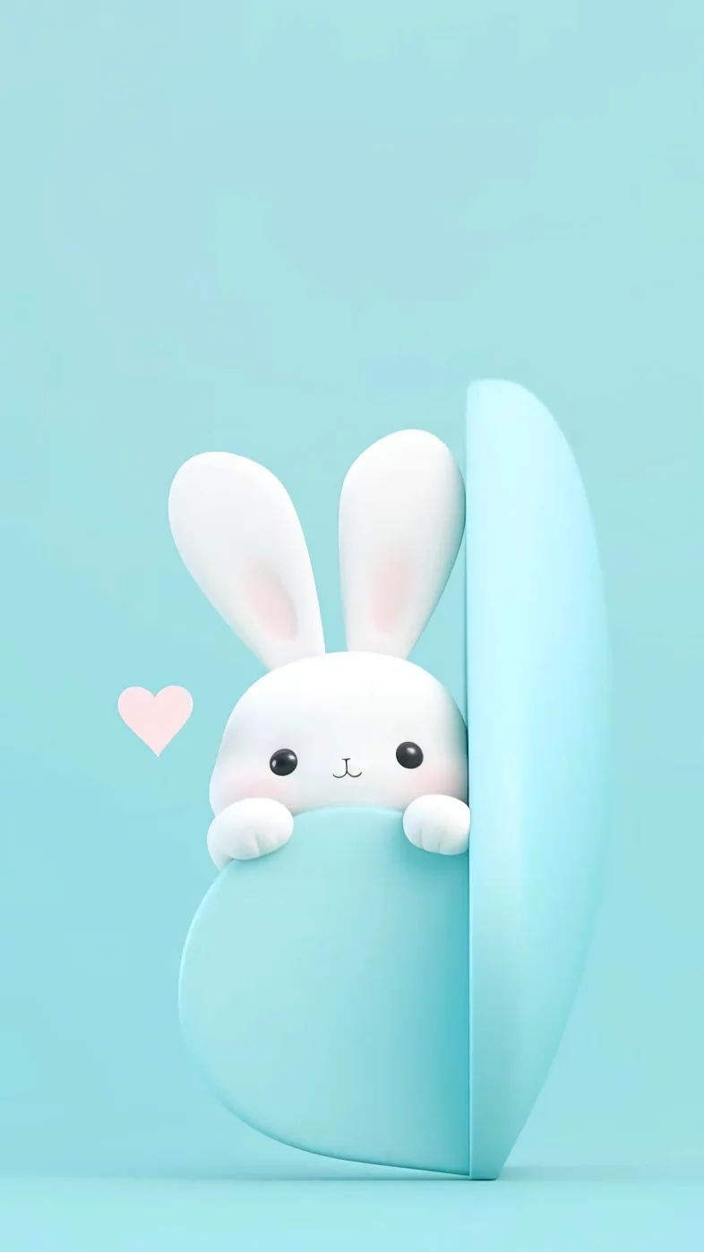 Cute Bunny Mobile Wallpaper HD 4K