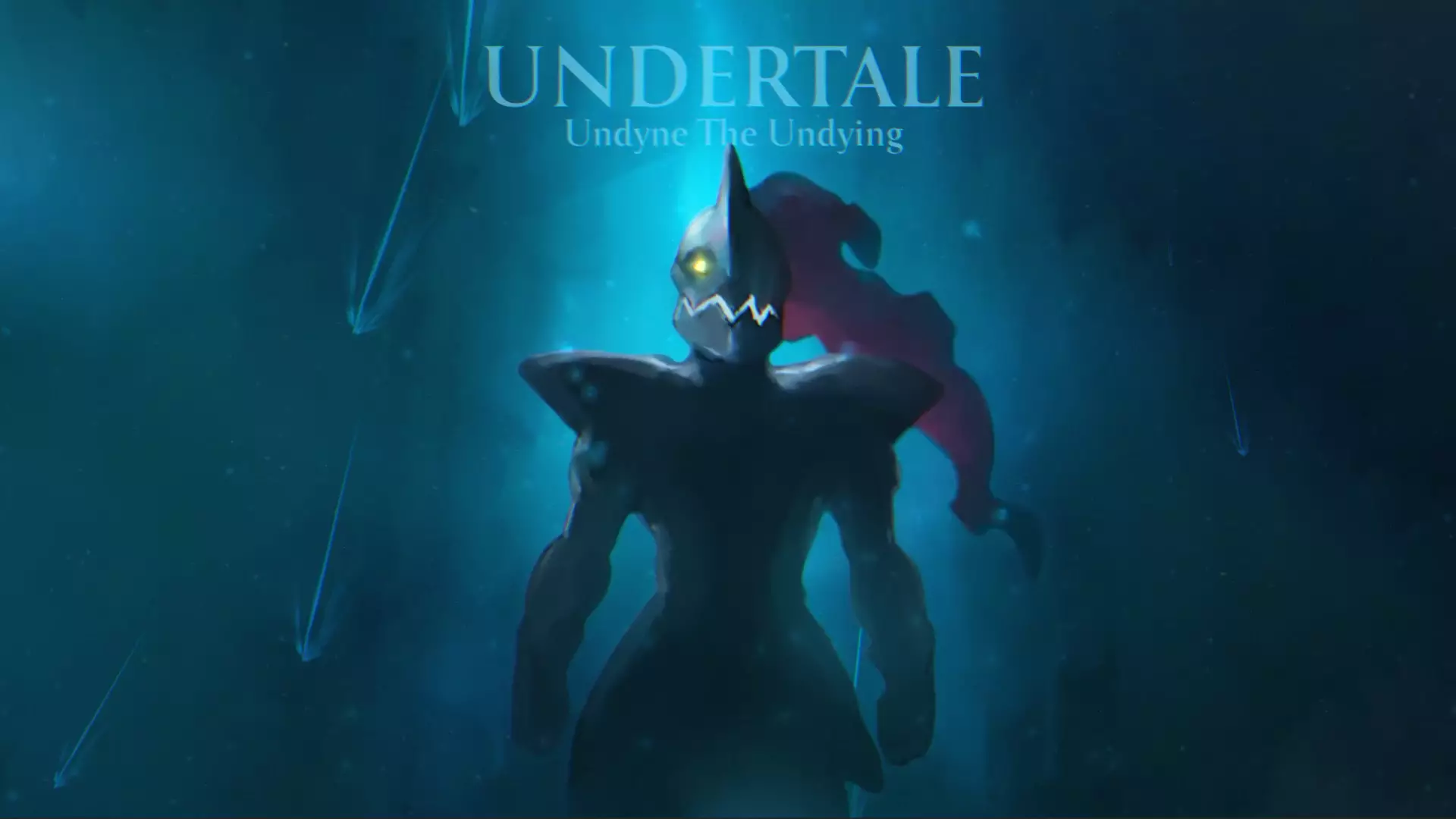 Video wallpaper Undertale Undyne (Games)x1080 FullHD