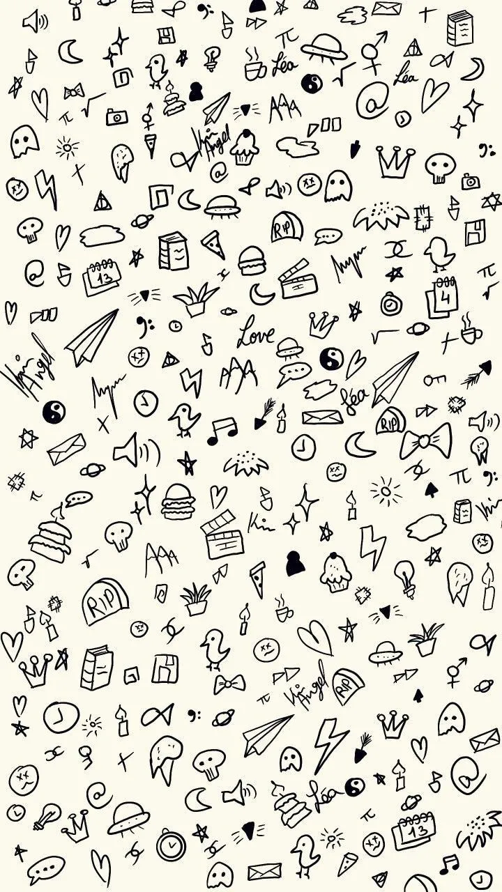 Simple doodles on hand. Small hand doodles, Cute doodle art for phone case, Wallpaper