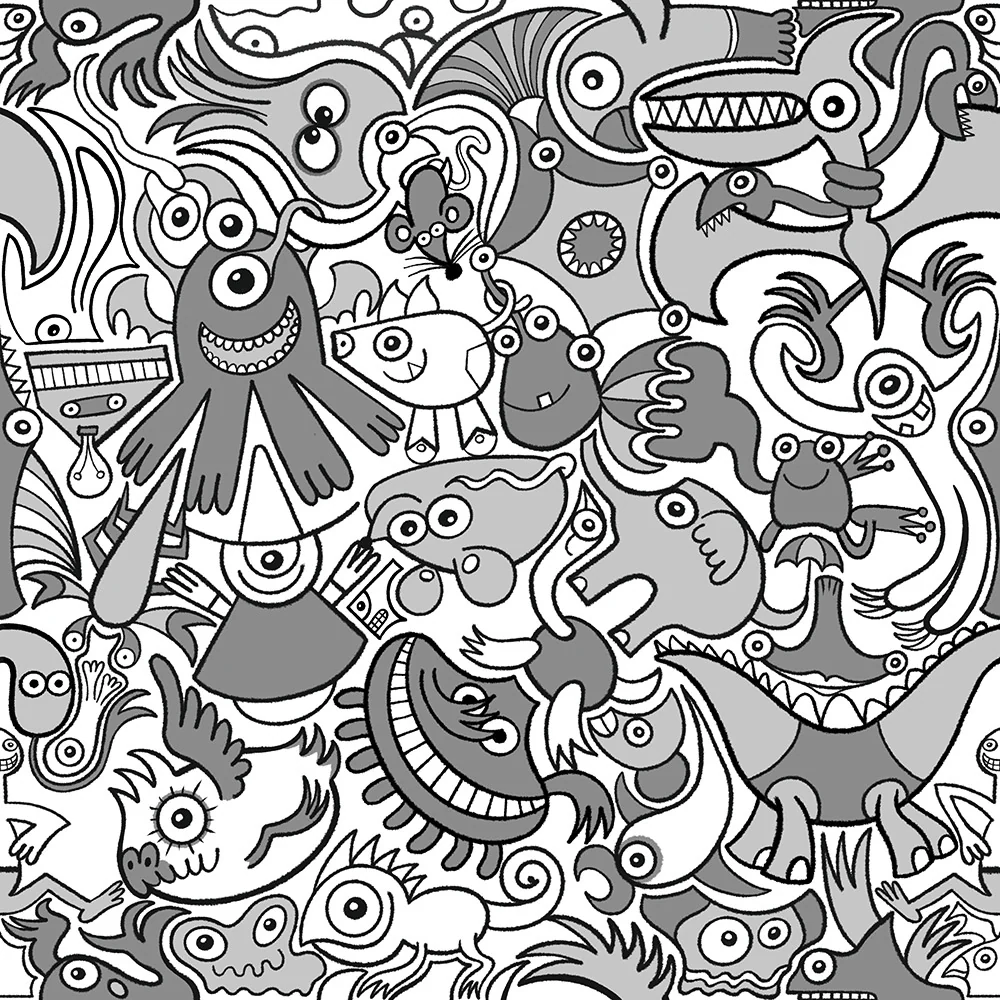 Popularity of Doodle Art: From Simple Sketches to Complex Compositions