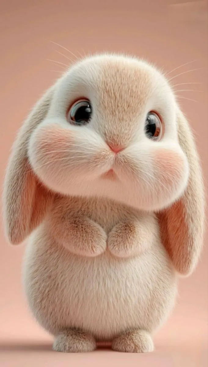 Baby animals cute picture. Cute and fluffy bunny, Wall paper with bunnies, Giant angora