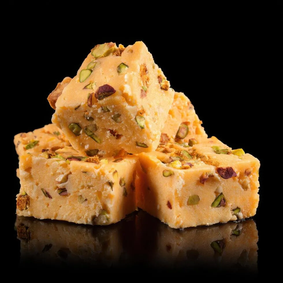 Classic Flaky Soan Papdi A Sweet Snack