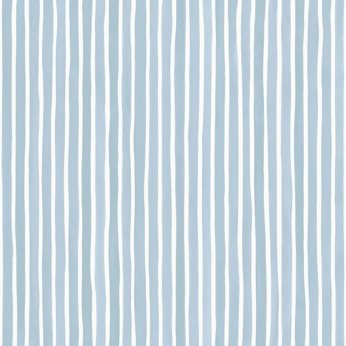 Croquet Stripe Wallpaper & Son Powder Blue