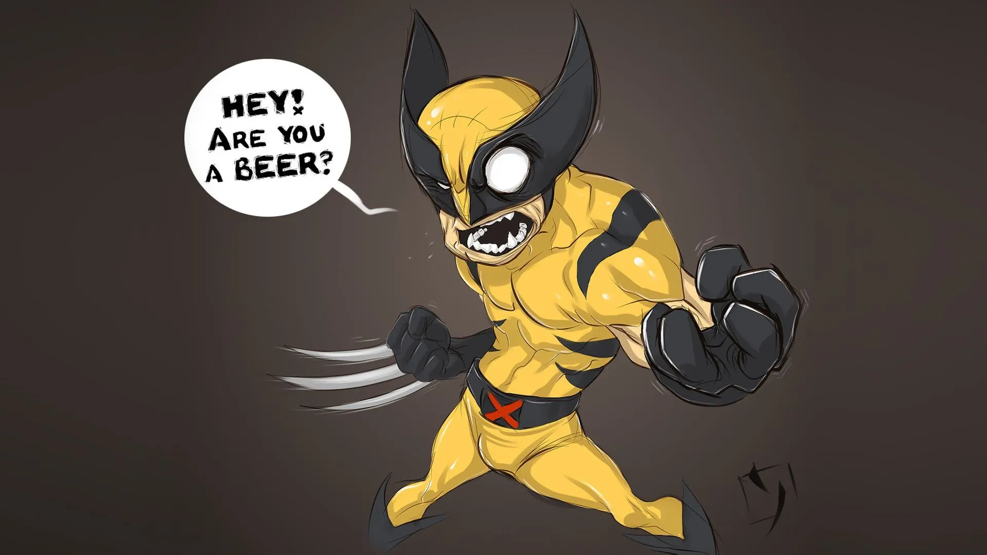 Free Wolverine, art Full HD wallpaper for desktop and phone