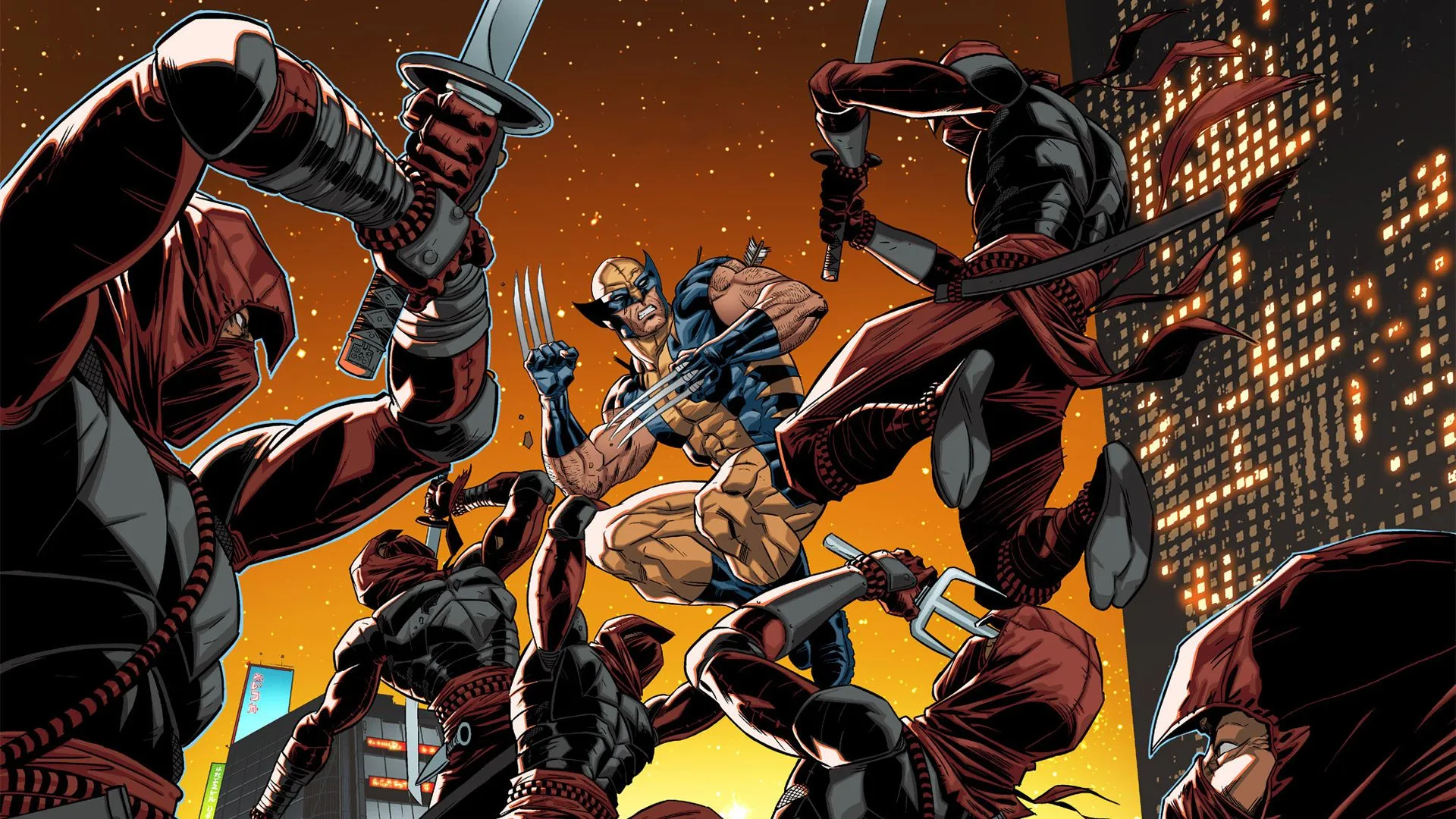 Desktop wallpaper: Comics, Wolverine: Japan's Most Wanted, Wolverine 4K free download for PC. 600488
