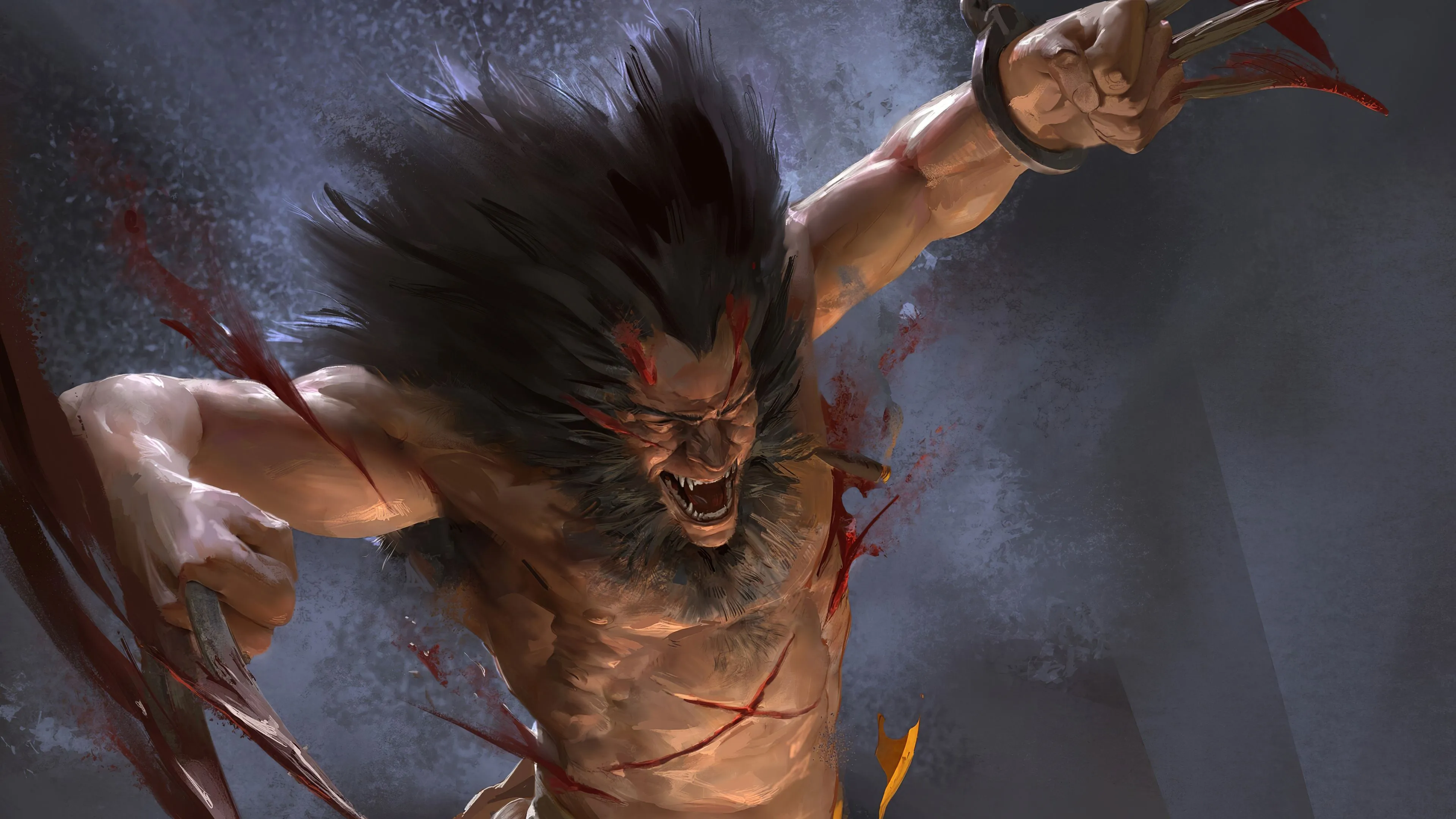 Wallpaper Wolverine Art, Wolverine, Work of Art, Art, Artist, Background Free Image