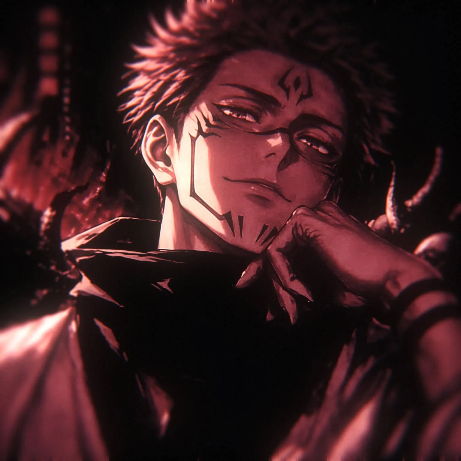 Sukuna Red Aesthetic