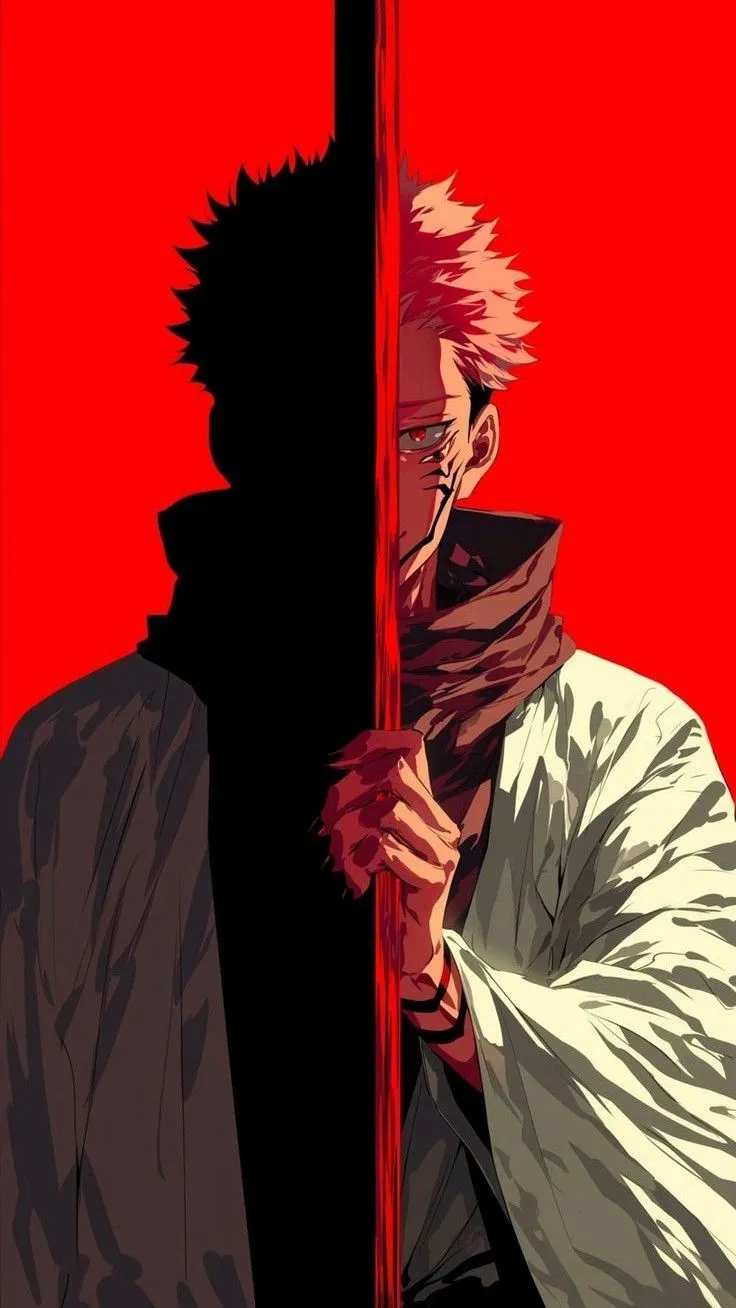 Red anime wallpaper aesthetic male. Red male anime character, Emo aesthetic wallpaper, New wallpaper iphone