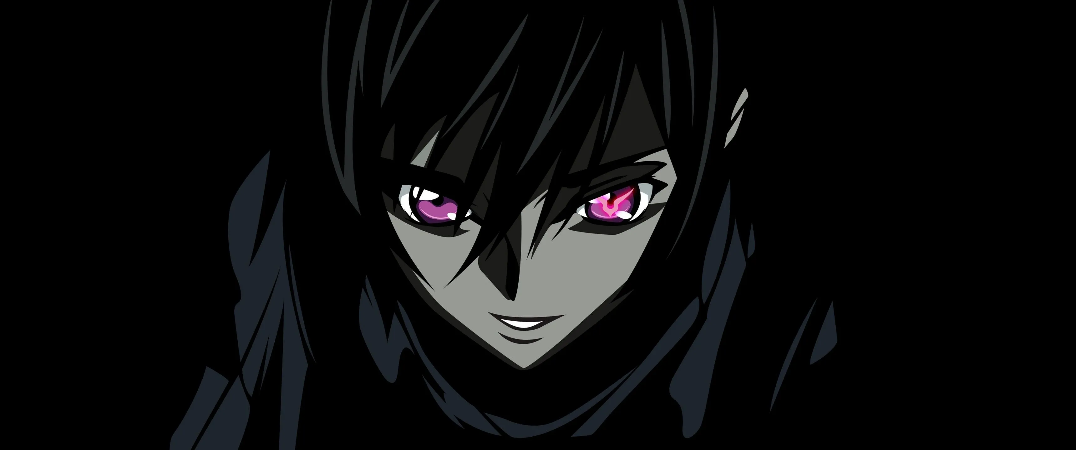 Lelouch Lamperouge Wallpaper 4K, Black background, Code Geass
