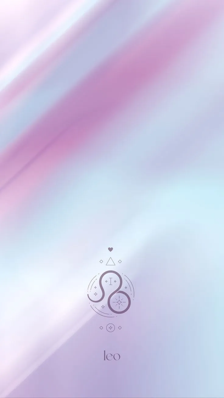 Leo Aesthetic purple blue wallpaper for phone (iphone wallpaper and android wallpaper)
