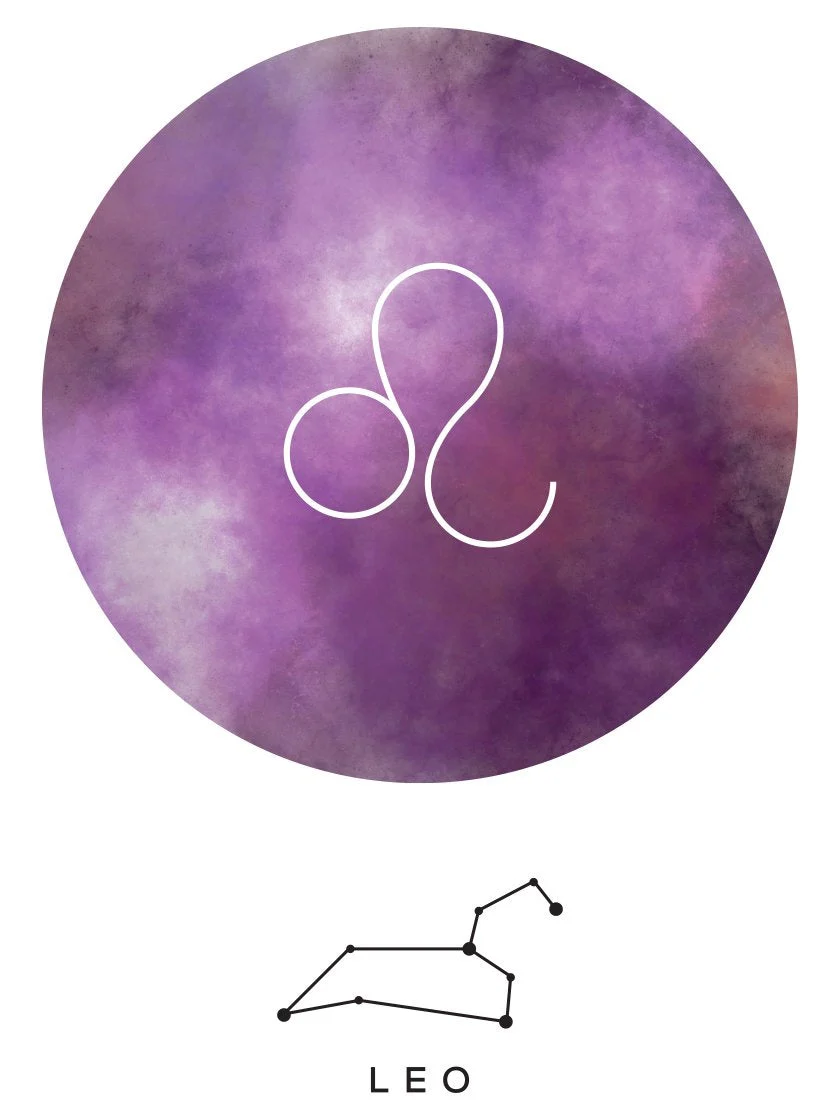 Leo Zodiac Sign Poster