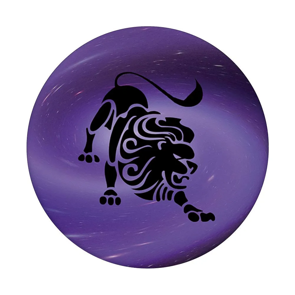 Leo the Lion Purple Galaxy Background Astrology Sign Symbol, Cell Phones & Accessories