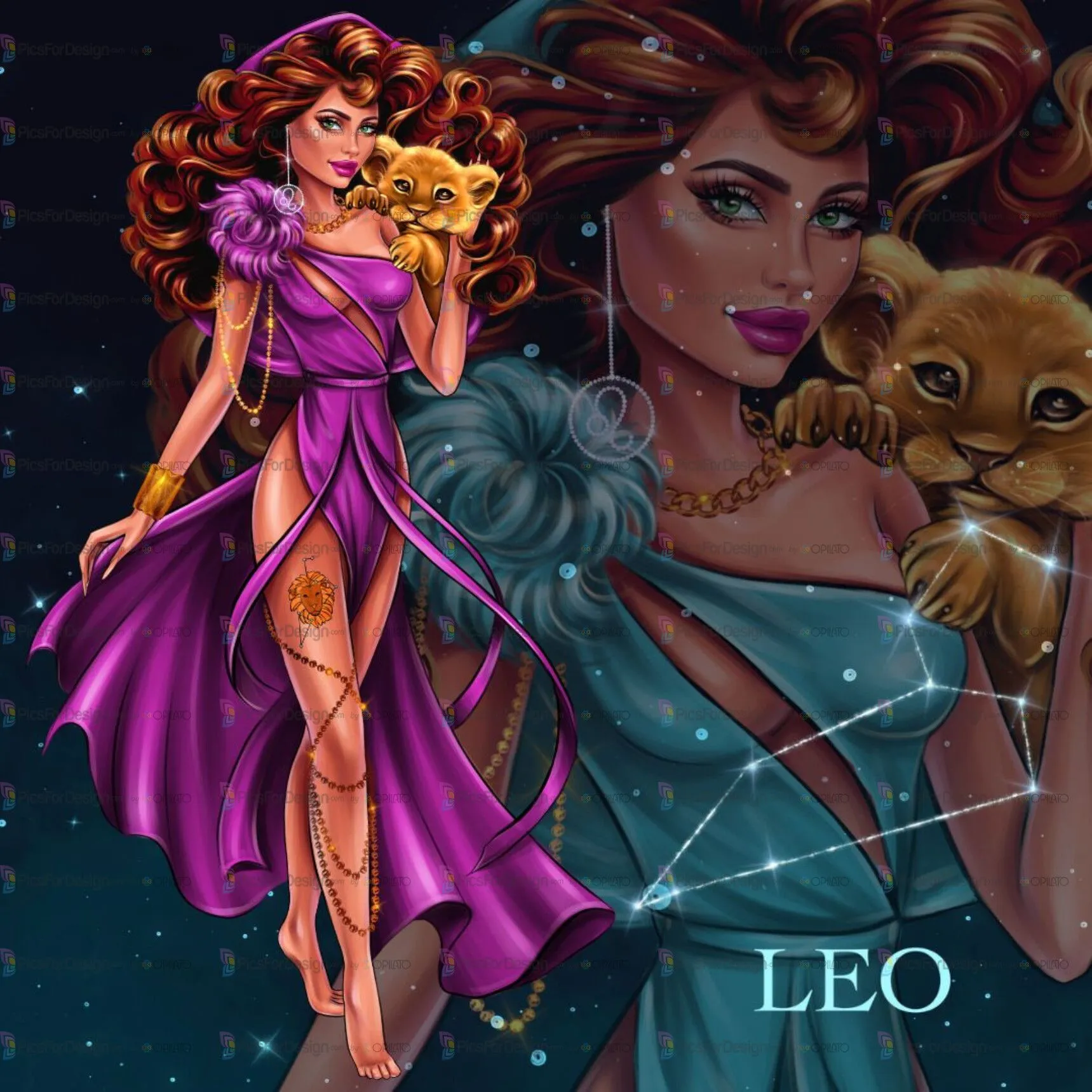 Horoscope Leo by valtuzka. Horoscope series