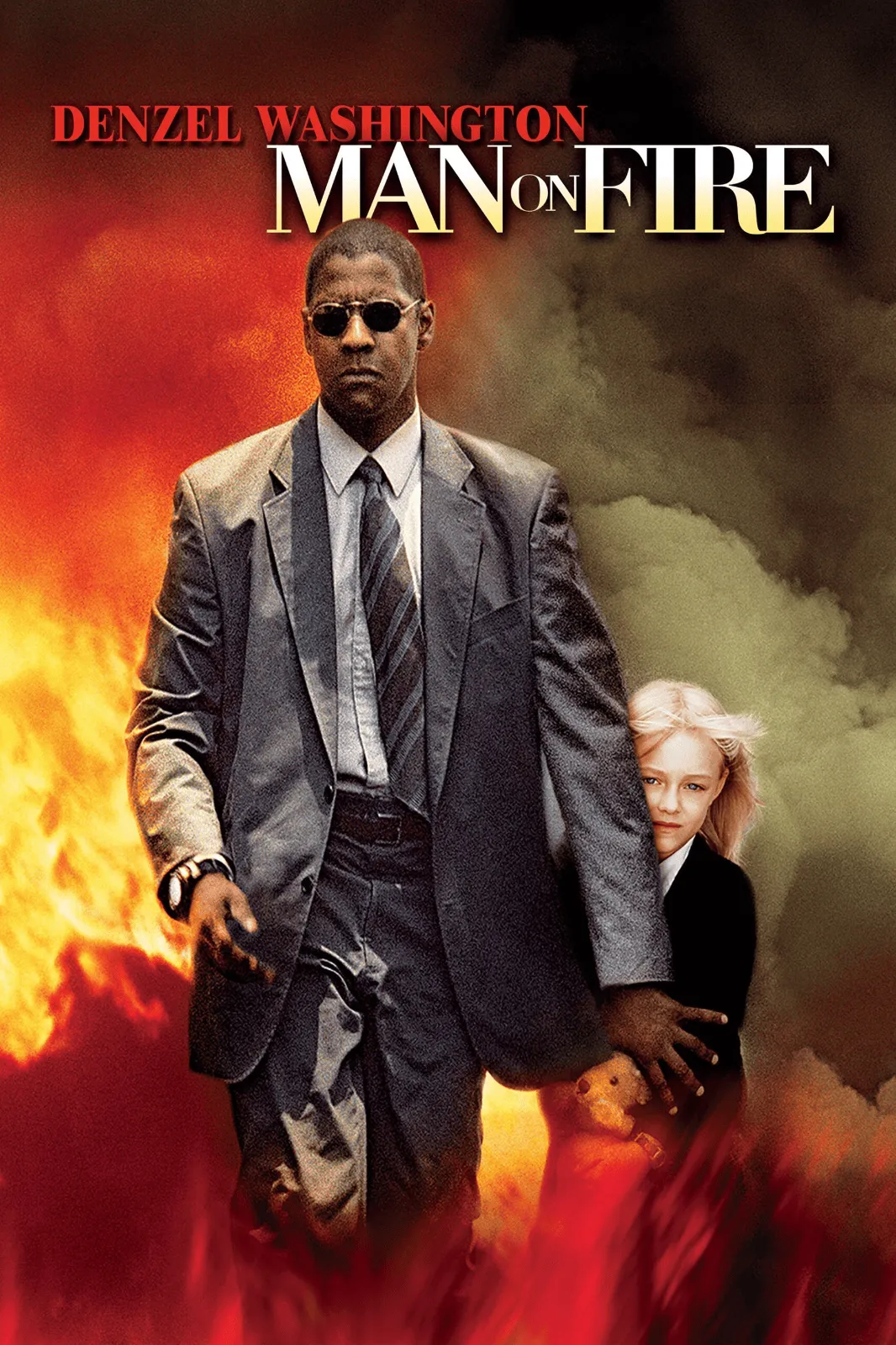 Man on Fire Movie Poster Denzel Washington