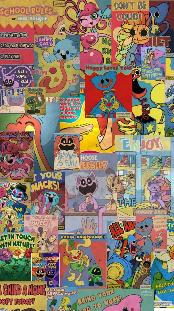 Poppy playtime posters. Poppy playtime background, Poppy play time aesthetic, Spooky games
