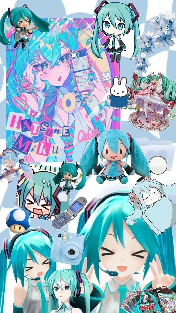 Hatsune Miku. Cute miku background, Miku screensaver, Miku background phone