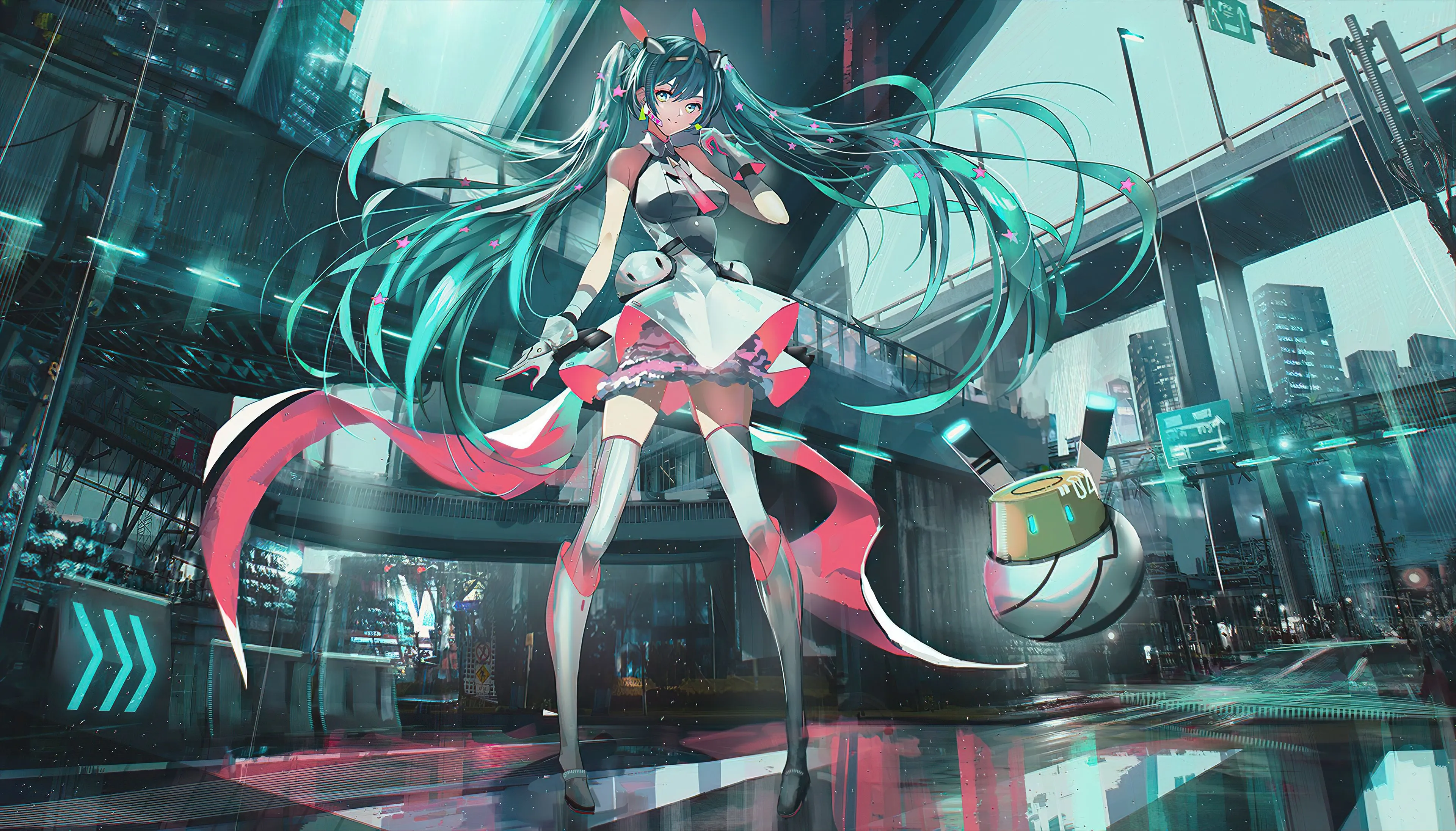 Hatsune Miku Galaxy 4k Wallpaper, HD Anime Wallpaper, 4k Wallpaper, Image, Background, Photos and Picture