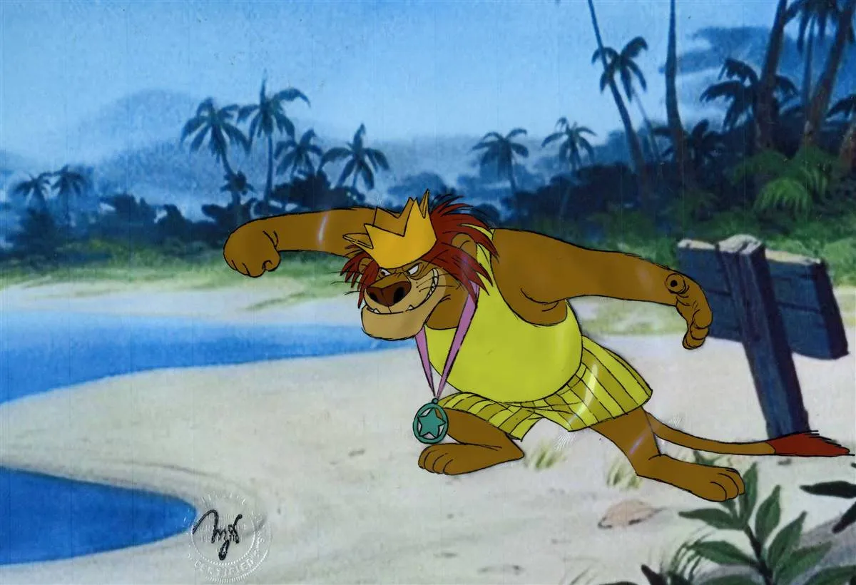 Original Production Cel of King Leonides from Bedknobs and Broomsticks