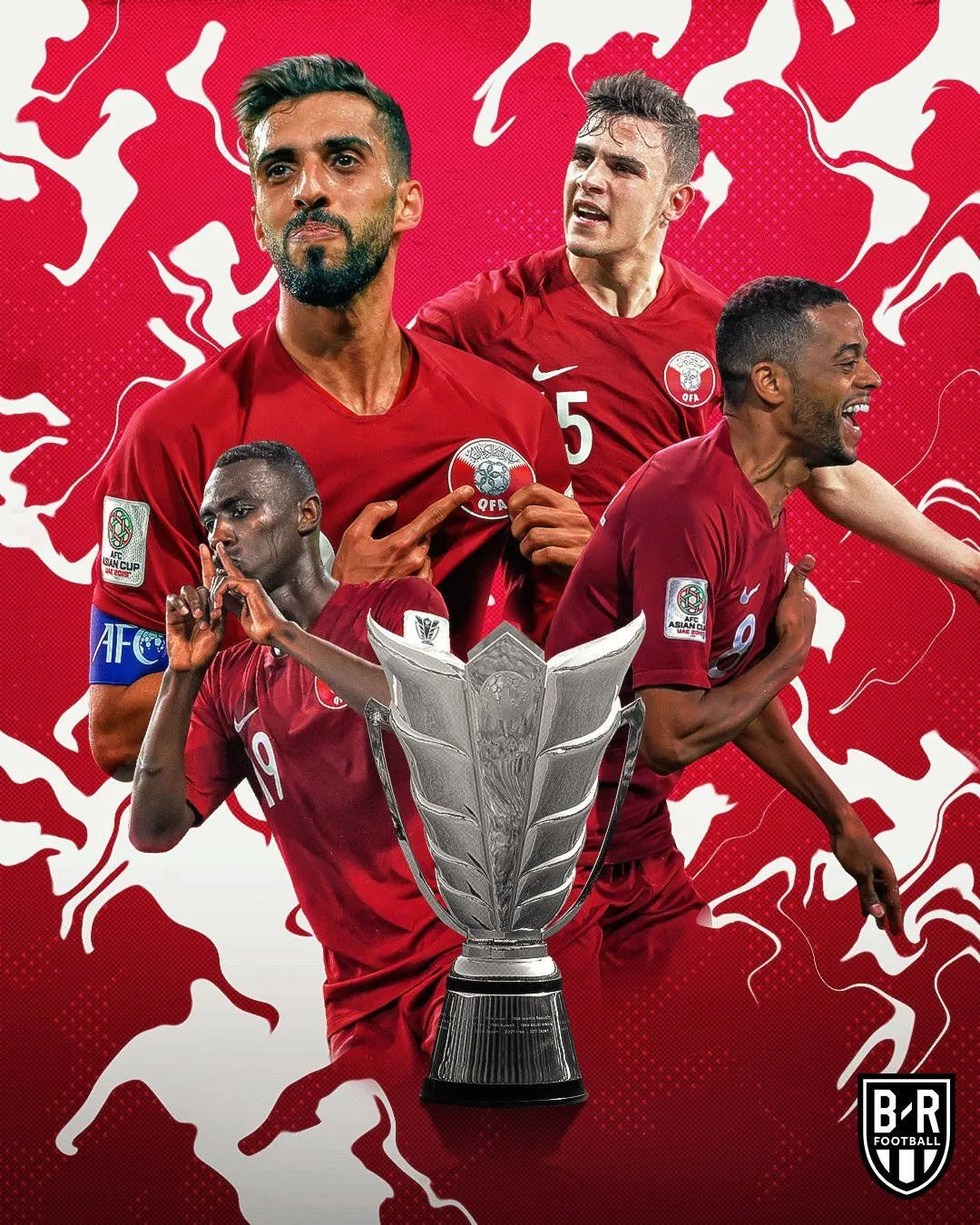 Download Qatar National Football Team AFC Asian Cup Wallpaper