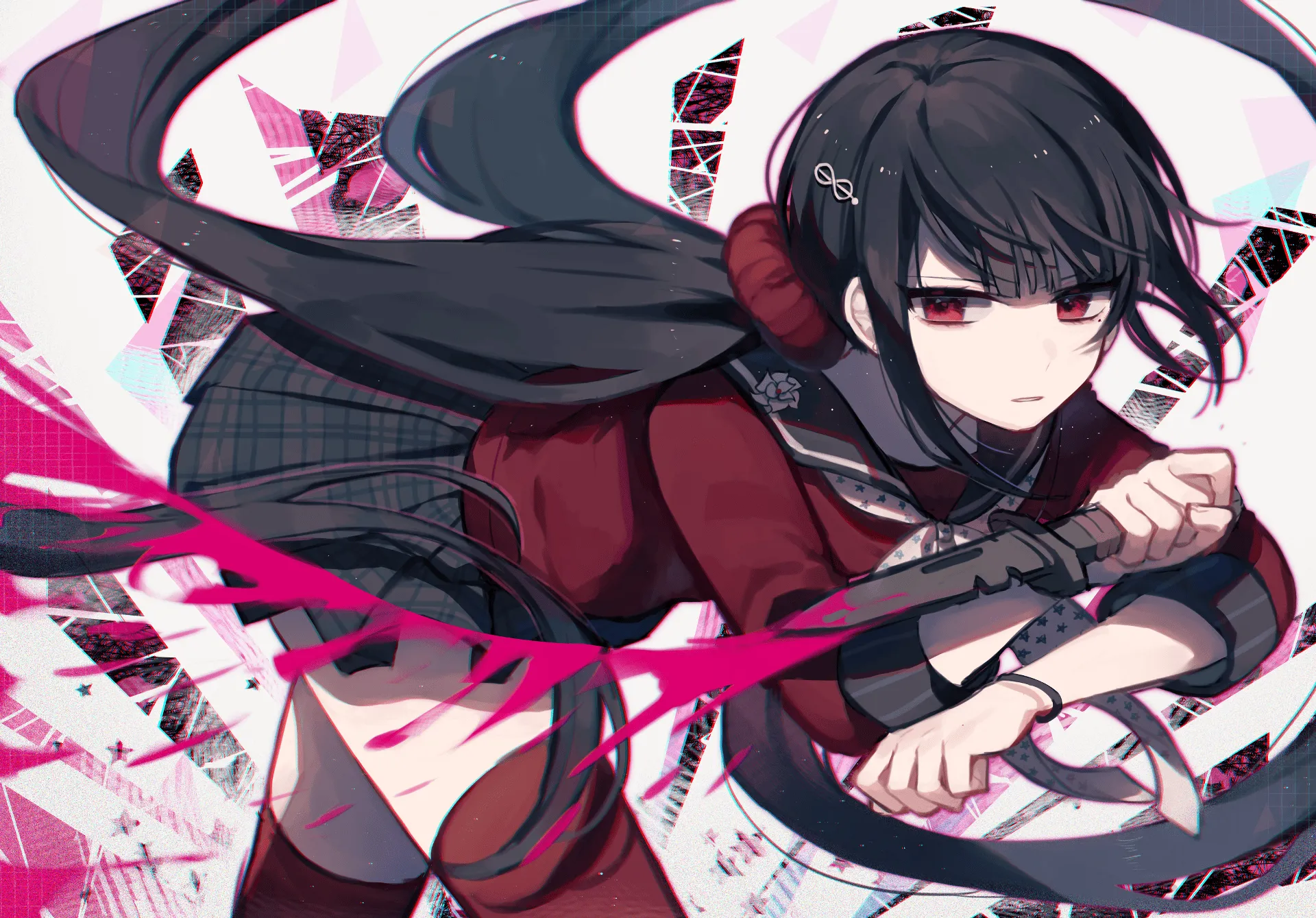 Maki Harukawa HD Wallpaper. Danganronpa V3: Killing Harmony Fan Artx1339