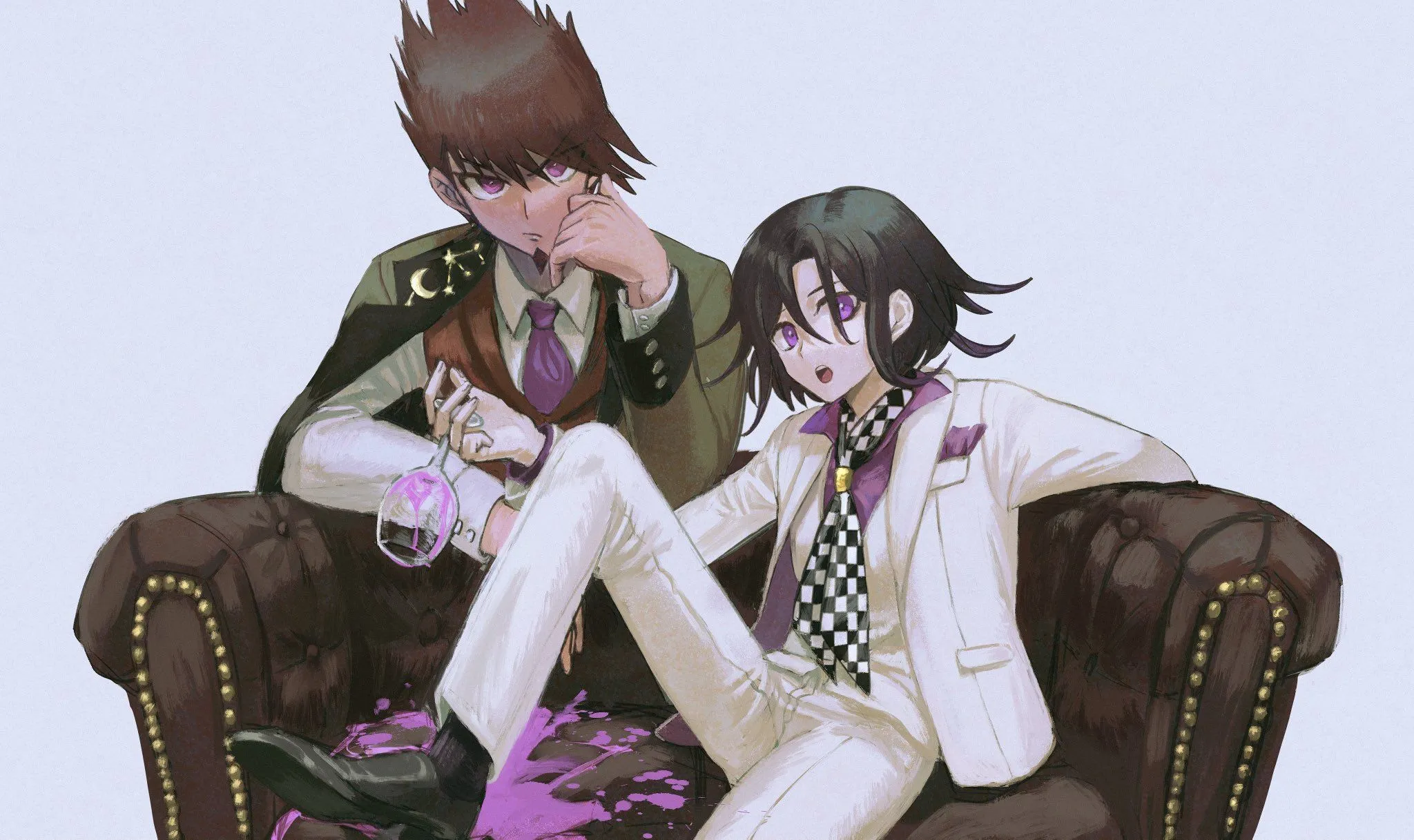 Download Kokichi Oma Kaito Momota Video Game Danganronpa V3: Killing Harmony HD Wallpaperx1217