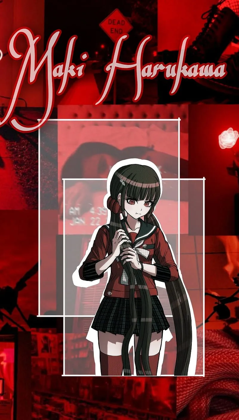 Maki Harukawa, anime, danganronpa, v3, HD phone wallpaper
