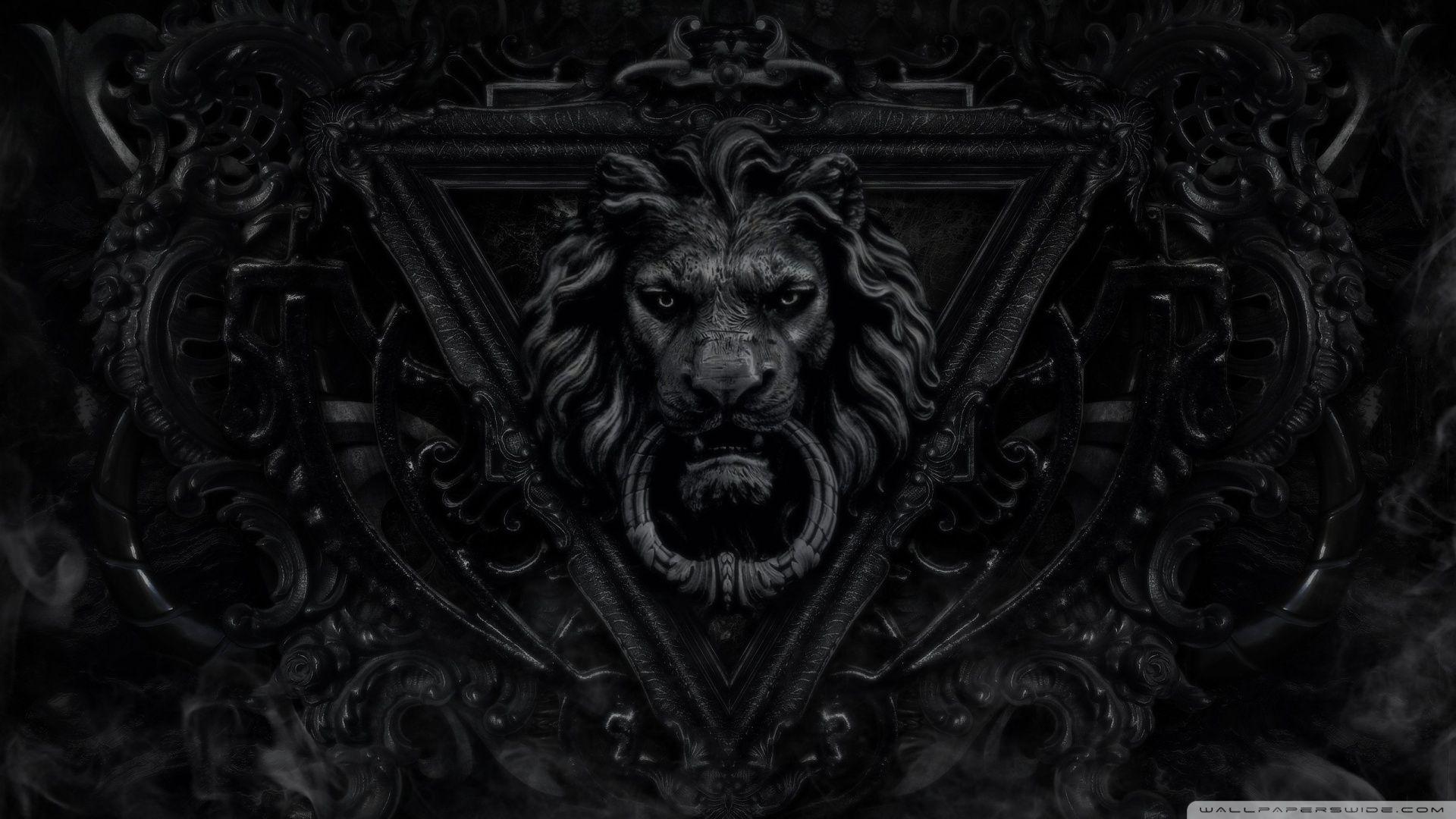 Dark Gothic Lion Ultra HD Desktop Background Wallpaper for 4K UHD