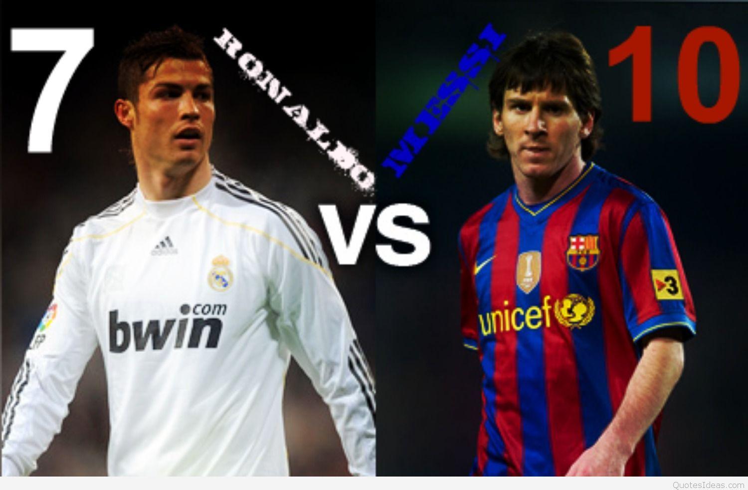 Cr7 Vs Messi Wallpapers Wallpaper Cave