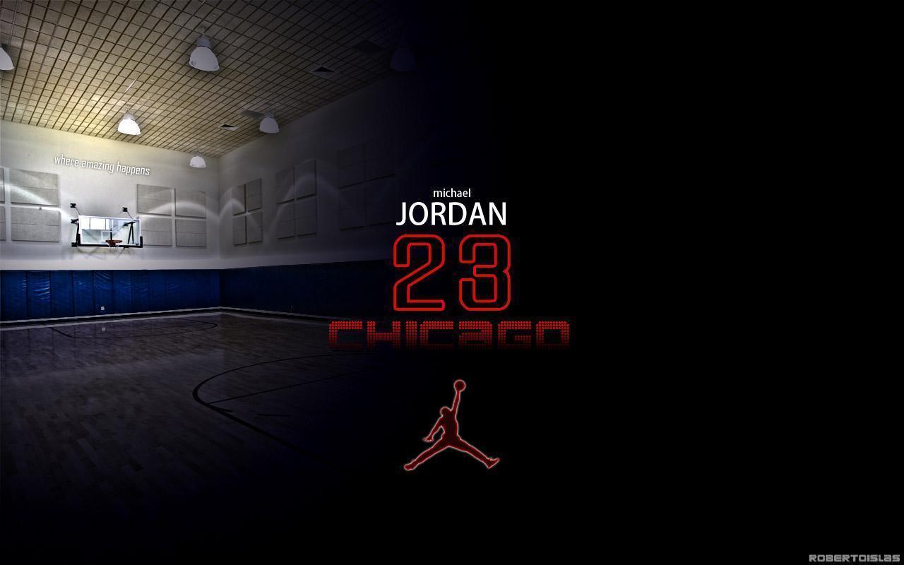 Michael Jordan Number 23 Widescreen
