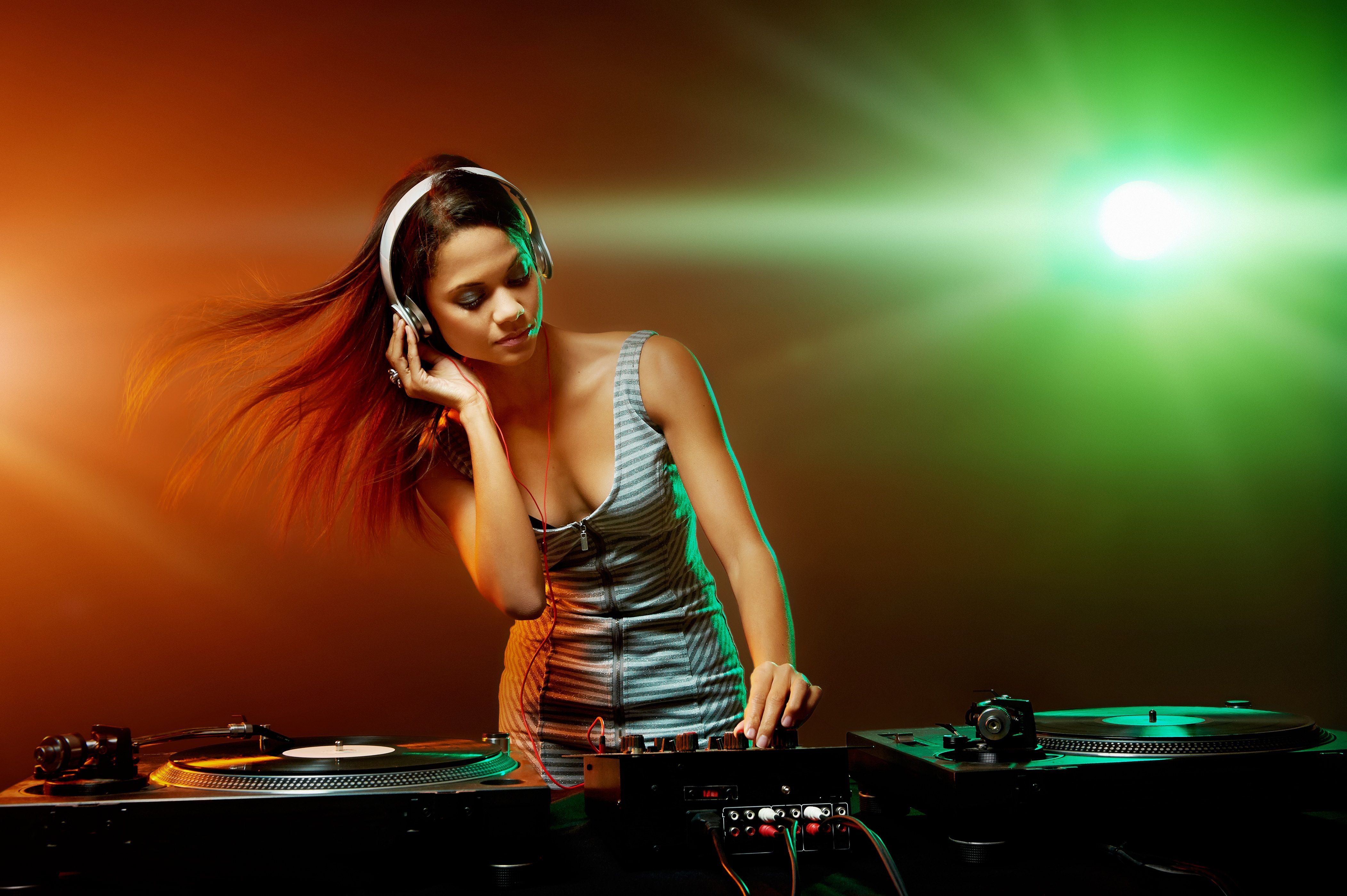 Party Dj Girl, HD Girls, 4k Wallpaper, Image, Background, Photo