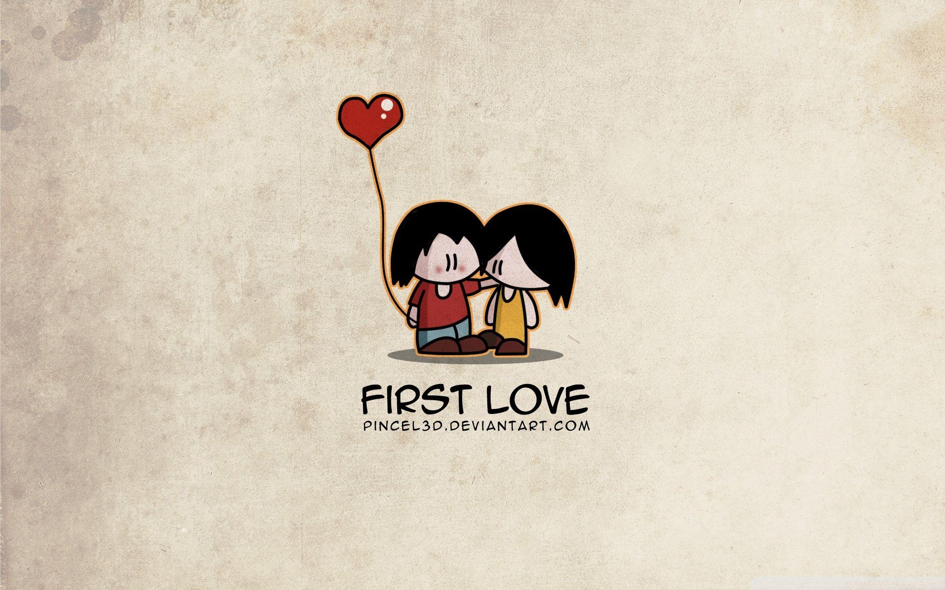 Love Couple Cartoon Hd Wallpaper Download