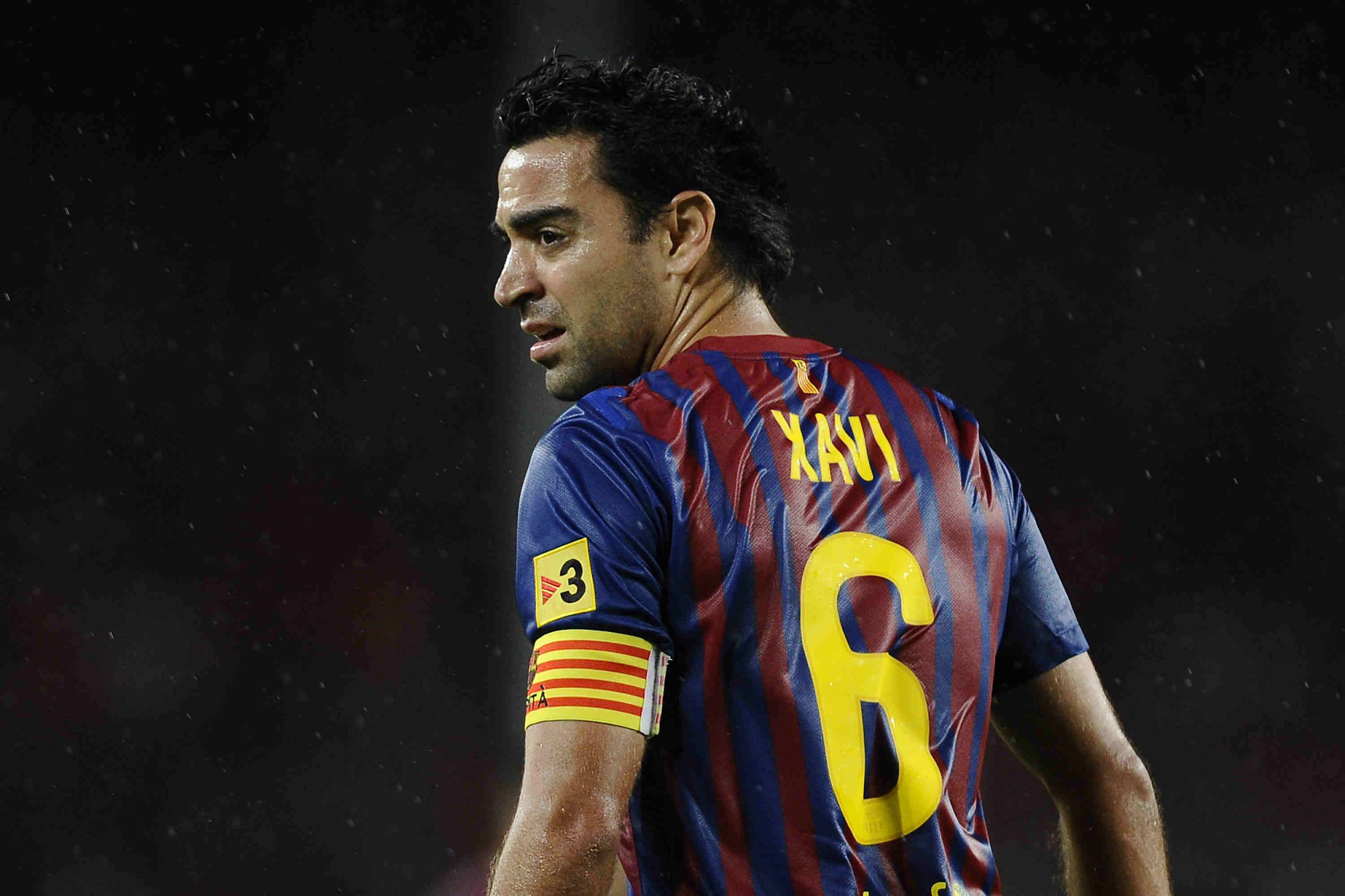The player of Barcelona Xavi Hernandez wallpaper and image