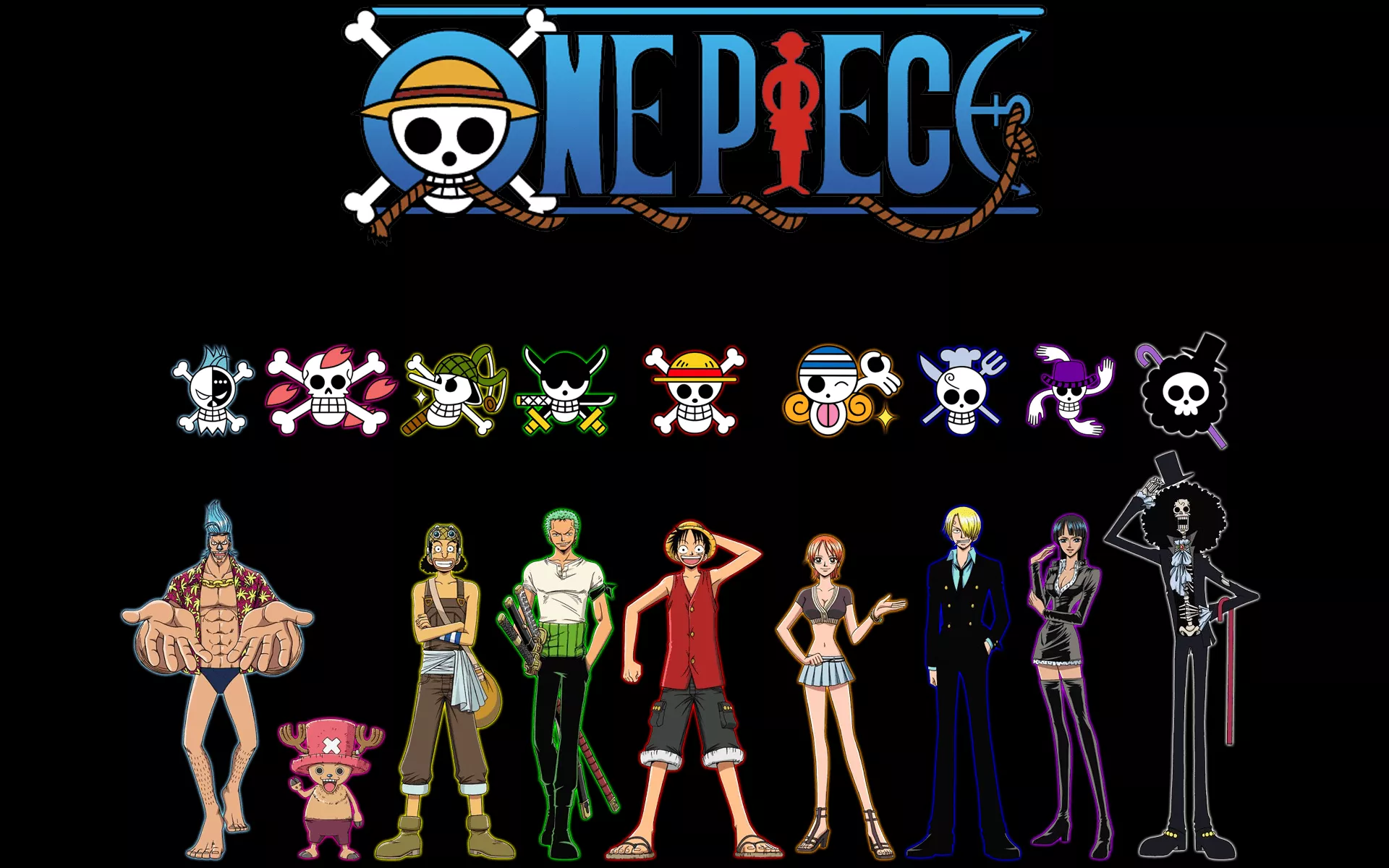 One Piece HD Wallpaper: Crew and Jolly