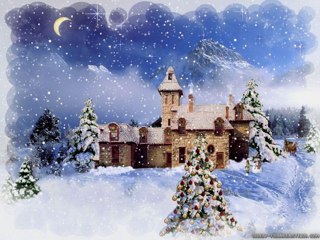 Winter Christmas wallpaper 3