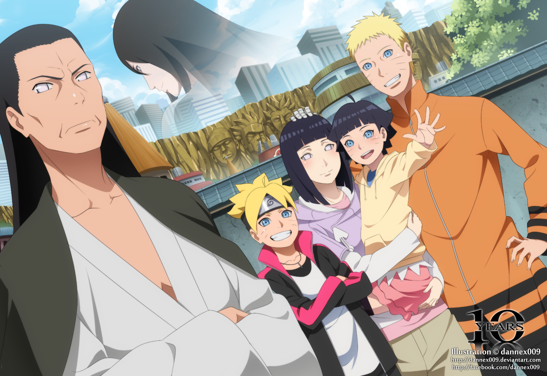 Naruto Family, kid, hinata, naruto, naruhina, HD wallpaper