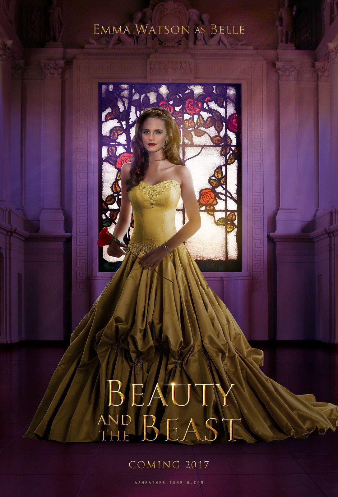 Beauty And The Beast Emma Watson Wallpapers Wallpaper Cave