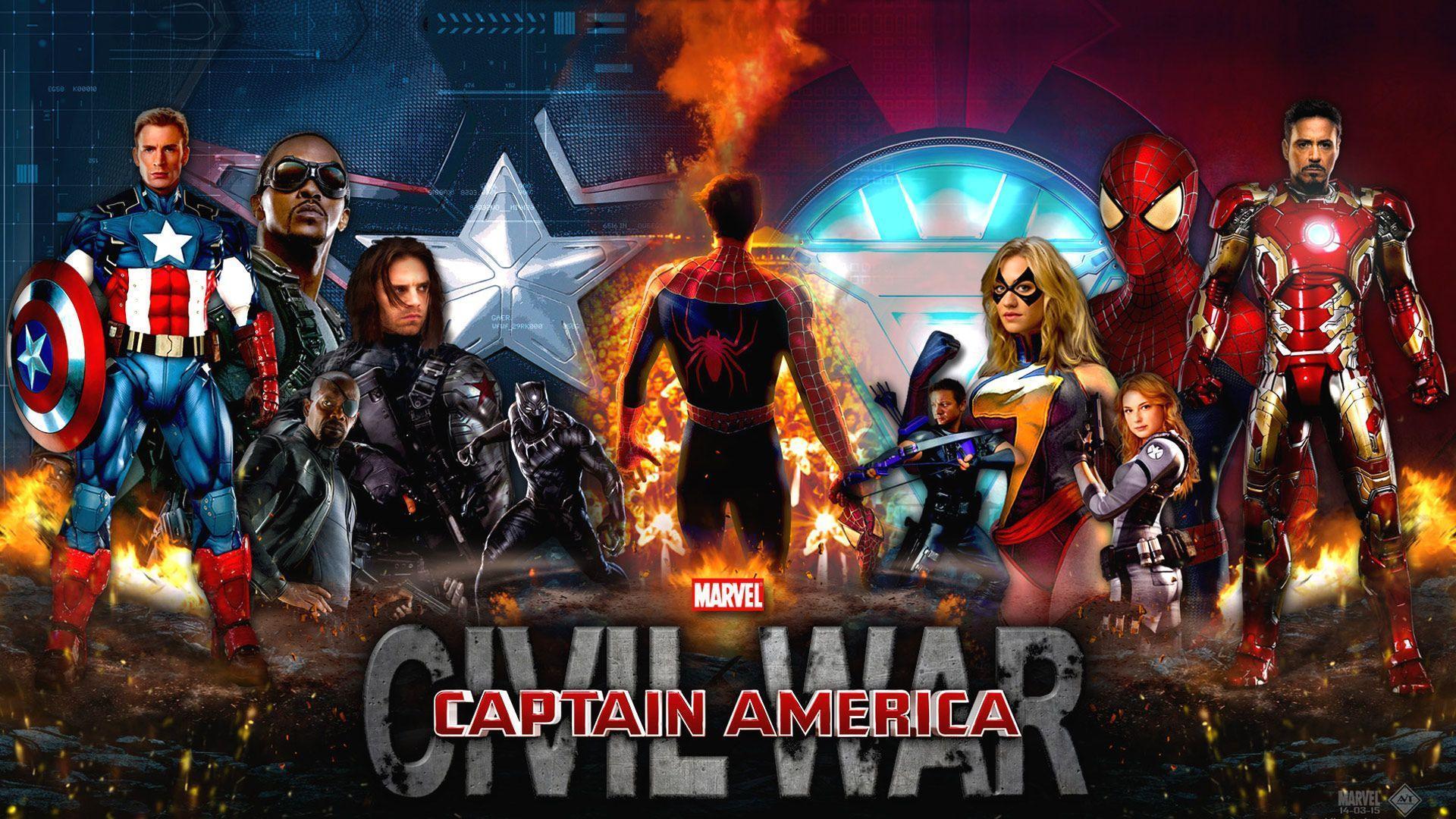 Captain America Civil War 1080p Wallpaper